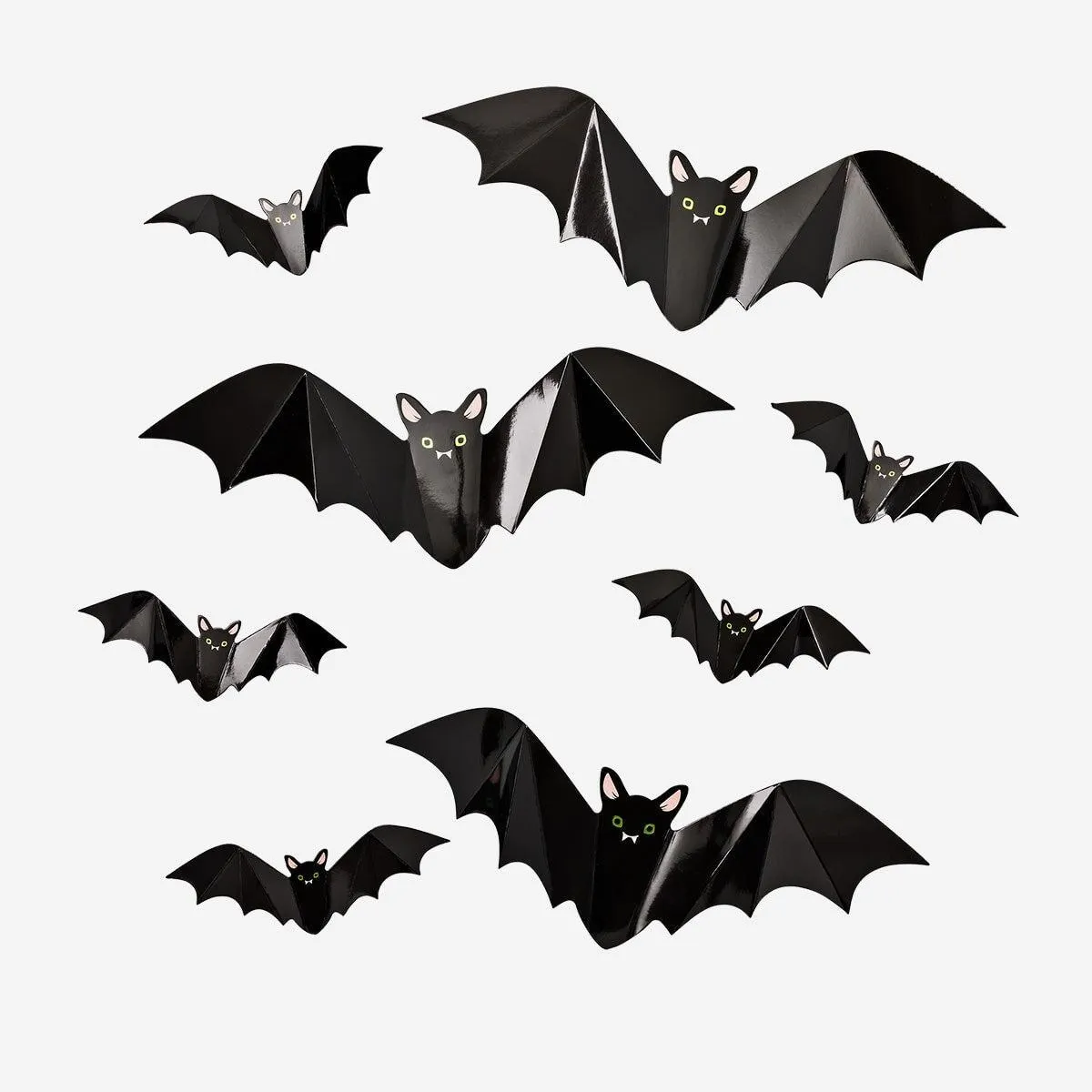 Decorative adhesive bats - 20 pcs