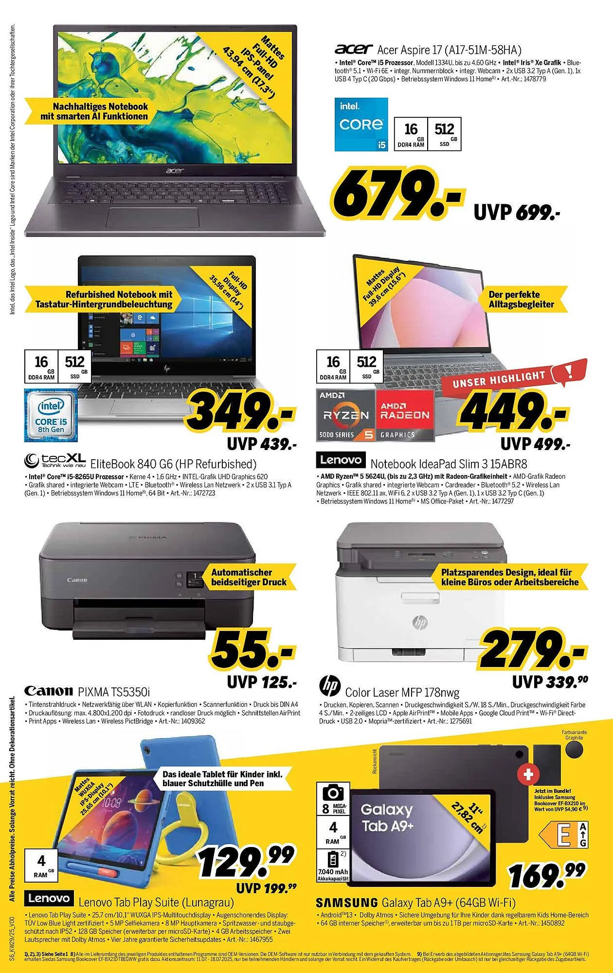 MEDIMAX Prospekt von 12. Juli bis 18. Juli 2025 - Prospekt seite 6