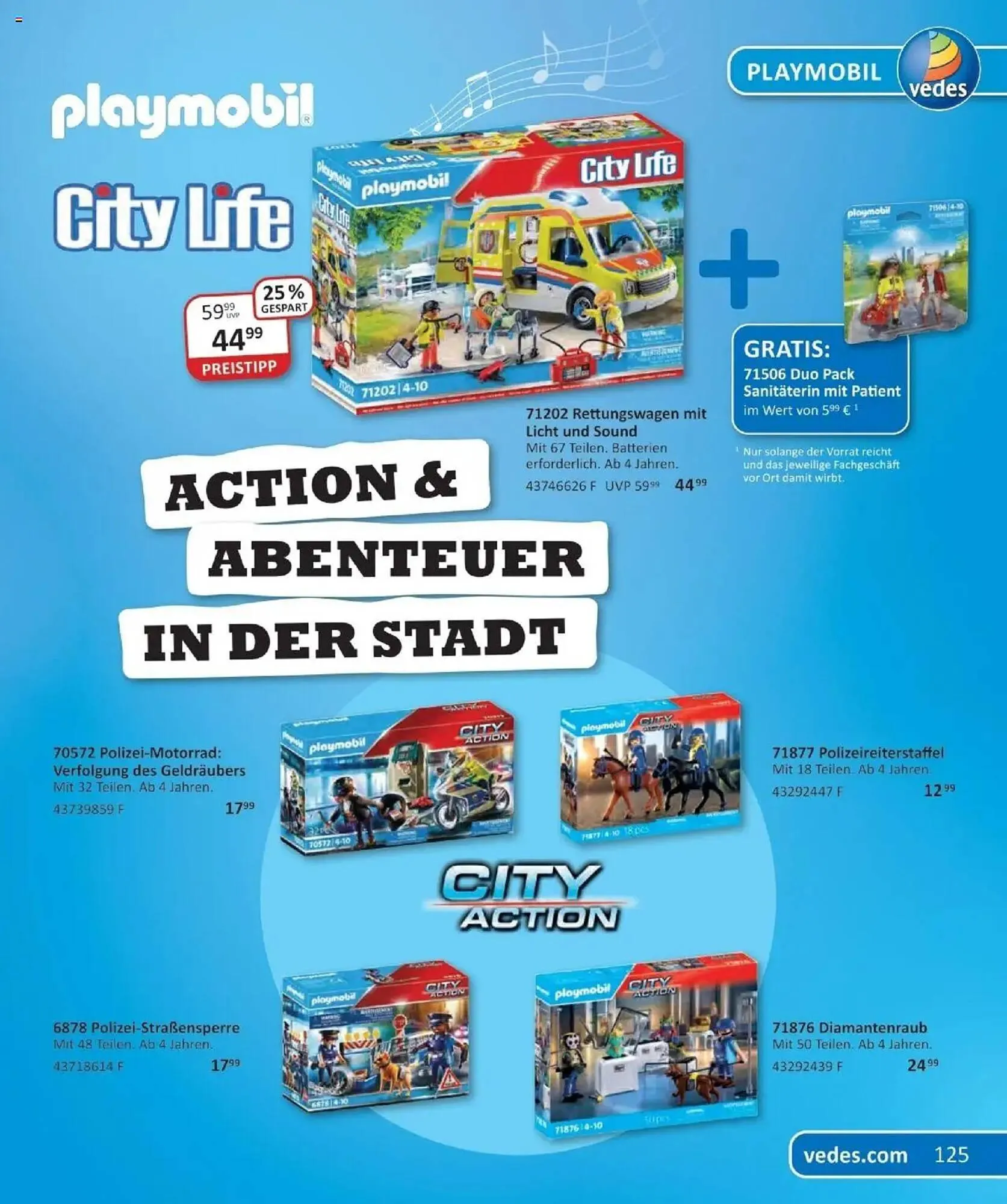 Vedes Prospekt von 29. September bis 6. Januar 2026 - Prospekt seite 125