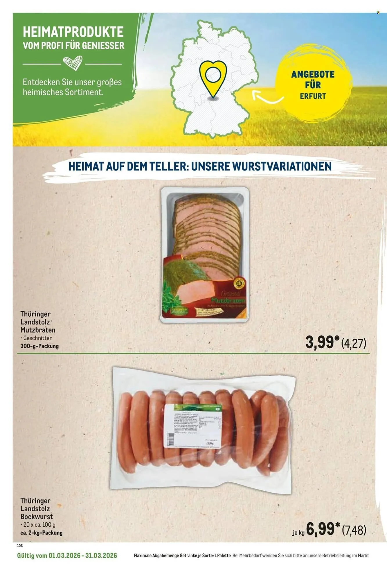 METRO Prospekt von 1. März bis 31. März 2026 - Prospekt seite 116