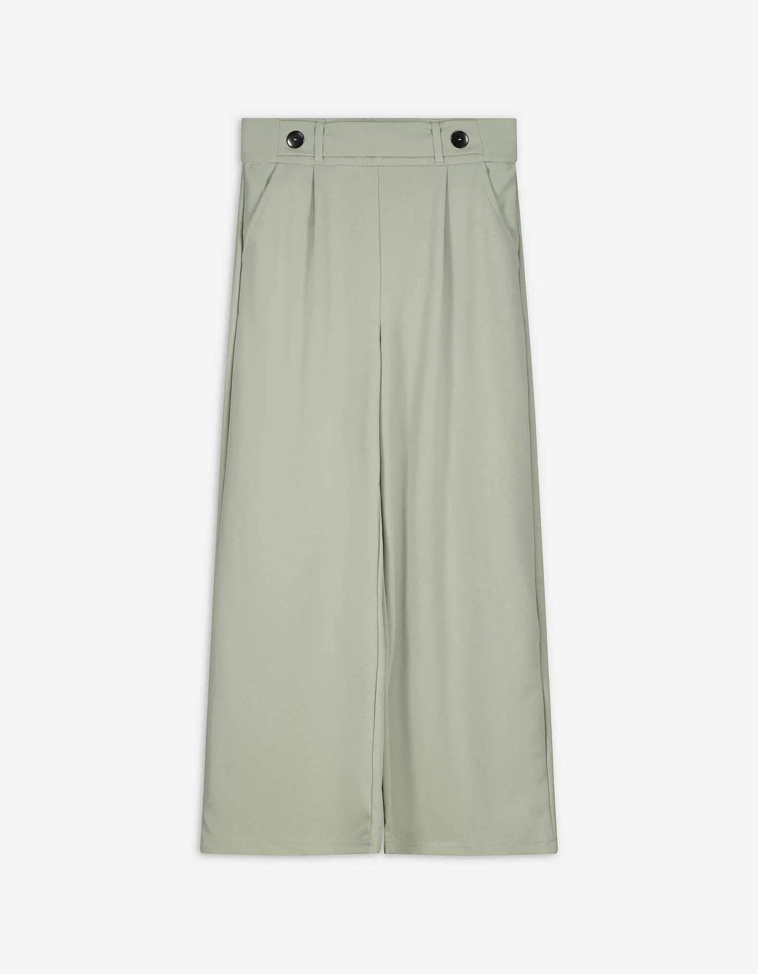 Hose - einfarbig - hellgrün