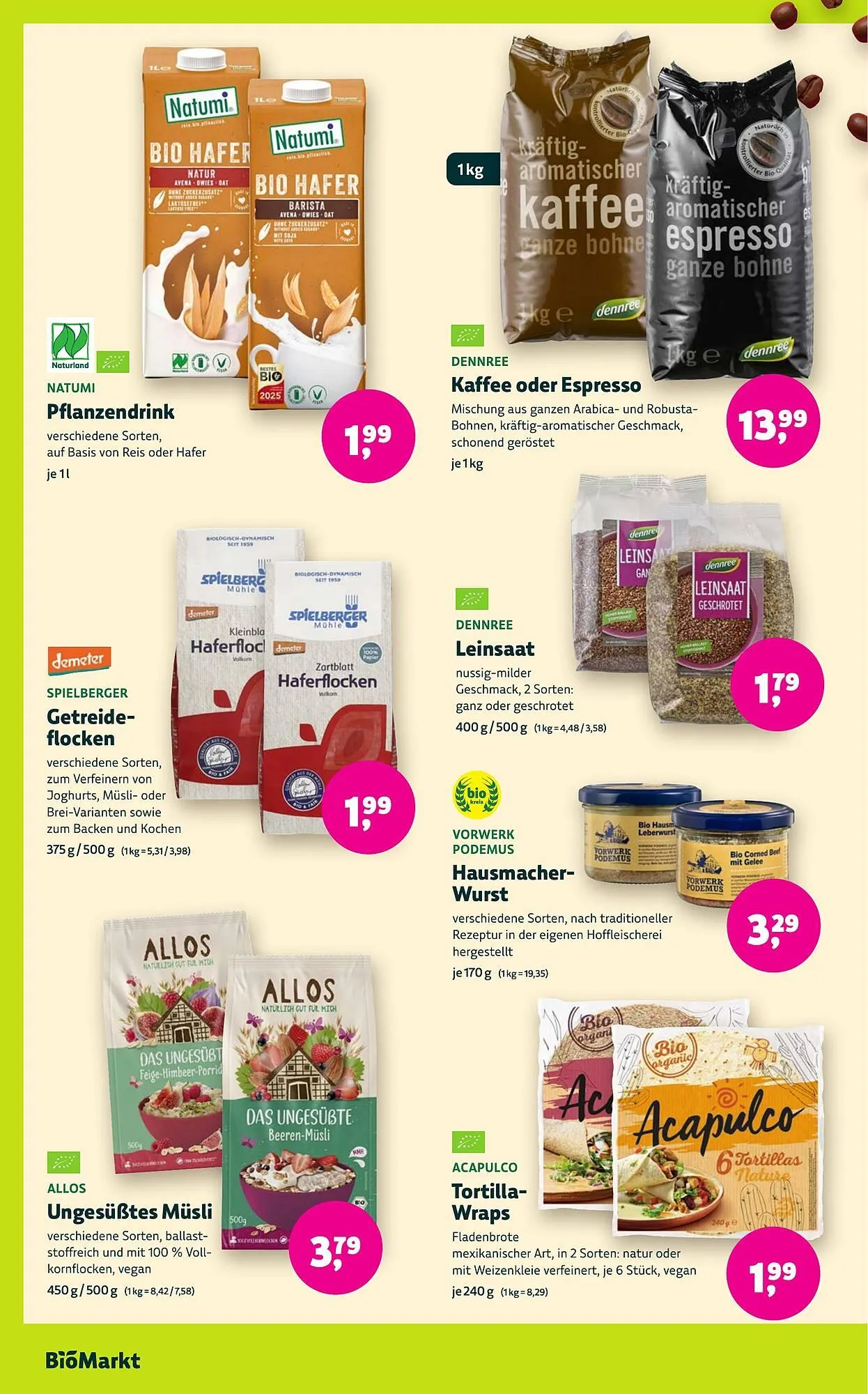 Aleco Biomarkt Prospekt von 8. April bis 21. April 2026 - Prospekt seite 10