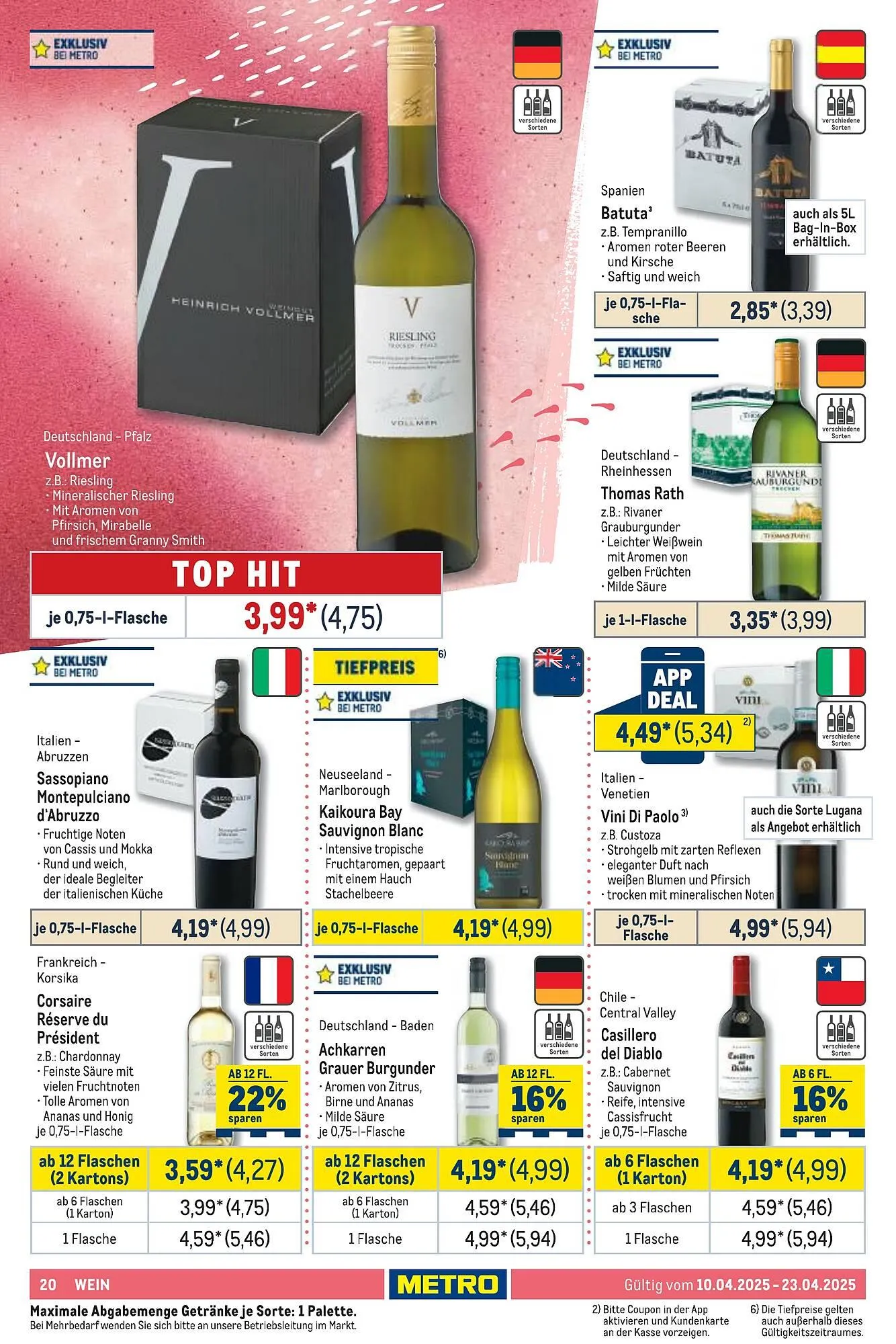 METRO Prospekt von 10. April bis 23. April 2025 - Prospekt seite 20