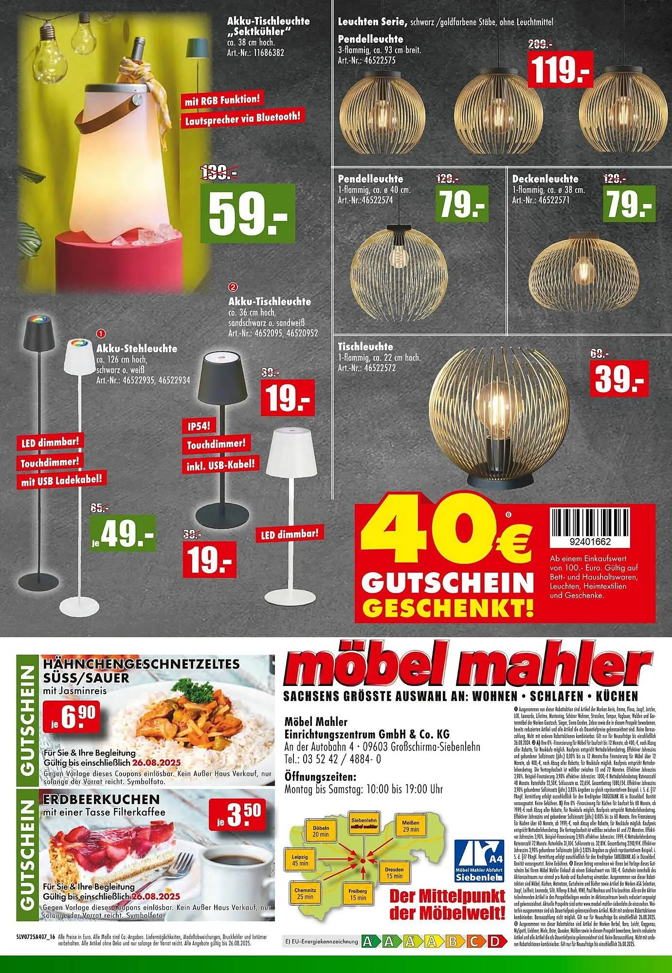 Möbel Mahler Prospekt von 13. August bis 26. August 2025 - Prospekt seite 16
