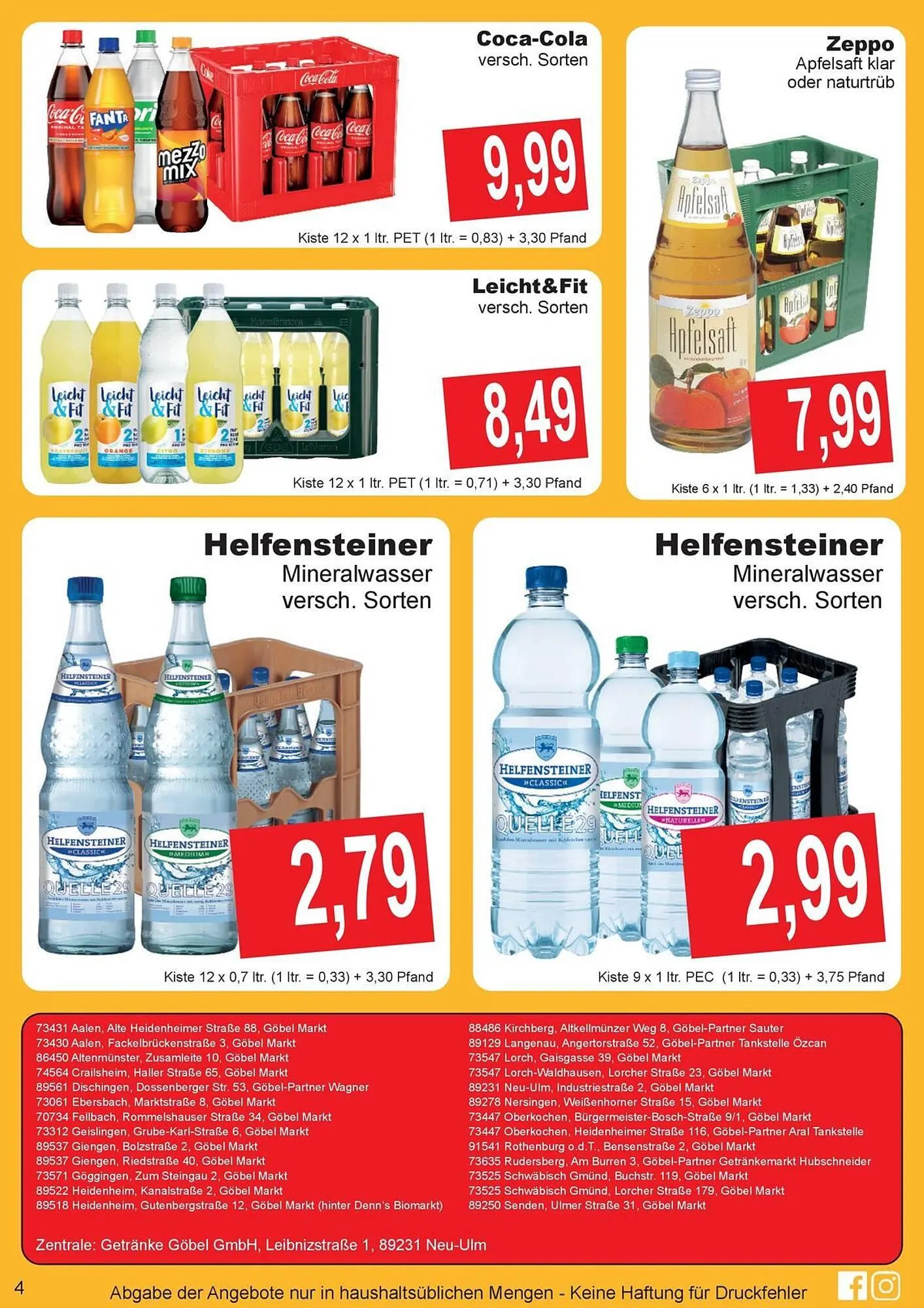 Getränke Göbel Prospekt von 26. Januar bis 31. Januar 2026 - Prospekt seite 2