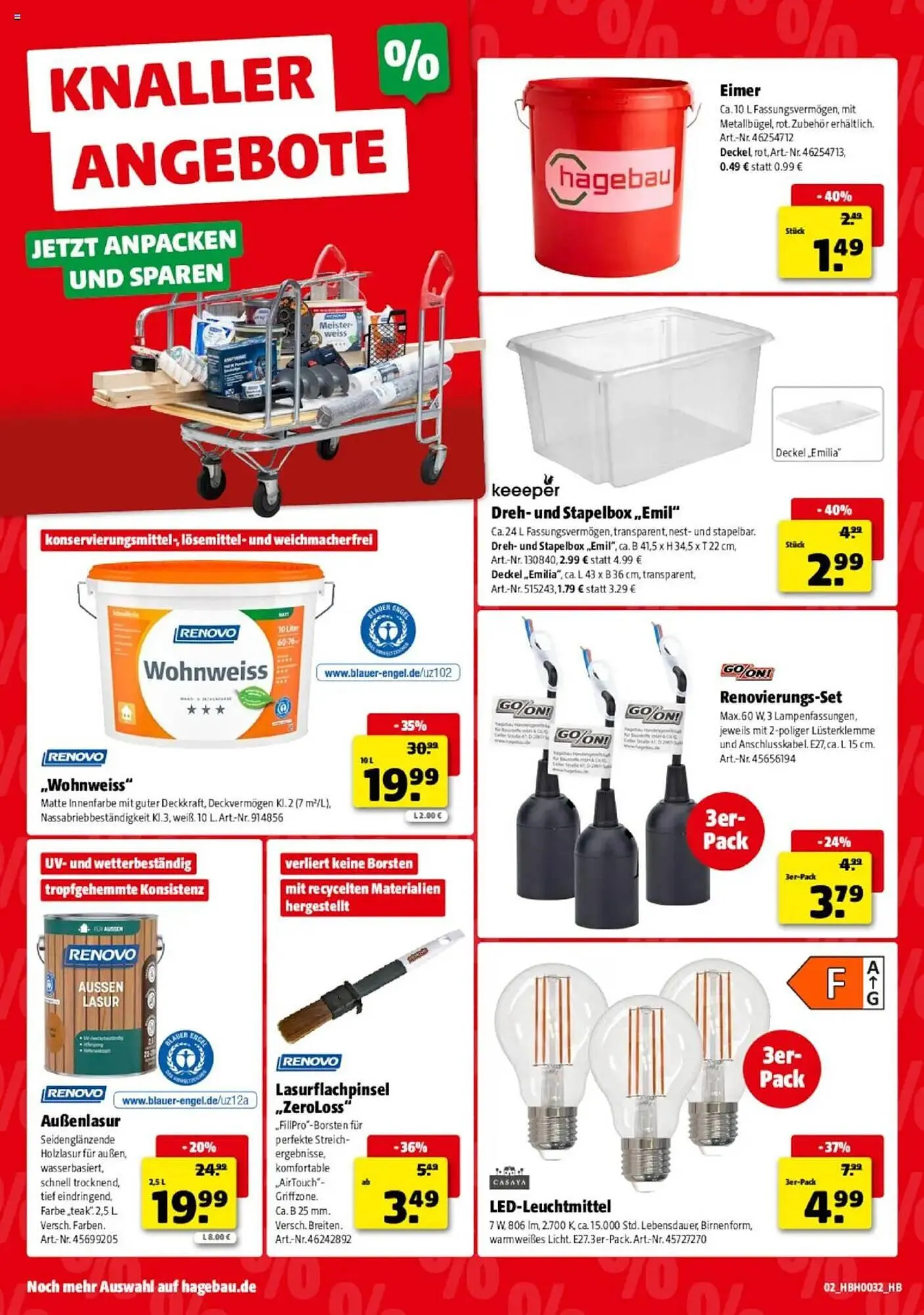 Hagebau Prospekt von 2. August bis 9. August 2025 - Prospekt seite 2