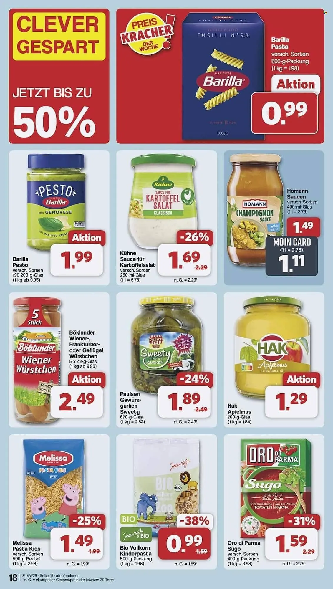 Famila Nord Ost Prospekt von 14. Juli bis 19. Juli 2025 - Prospekt seite 18