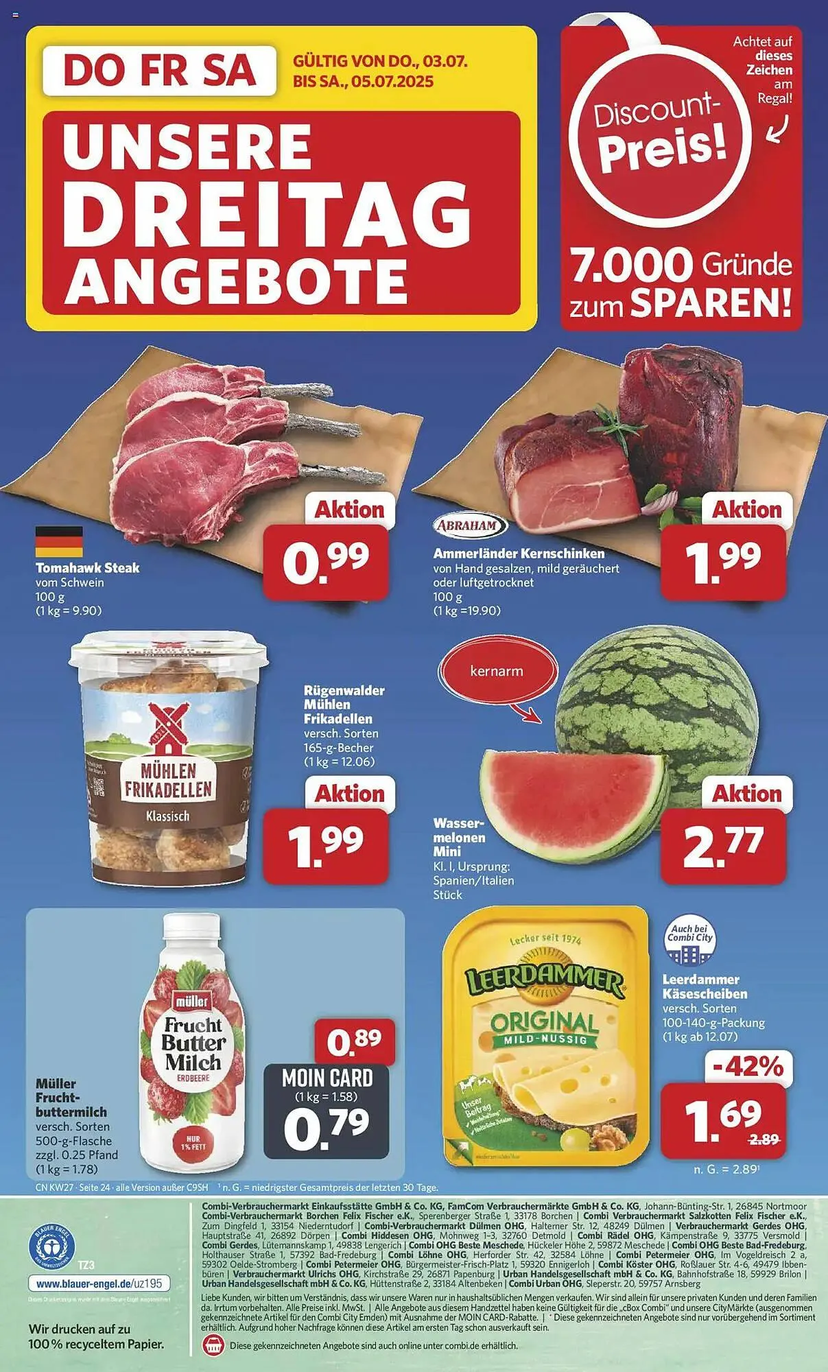 Combi Prospekt von 30. Juni bis 5. Juli 2025 - Prospekt seite 36