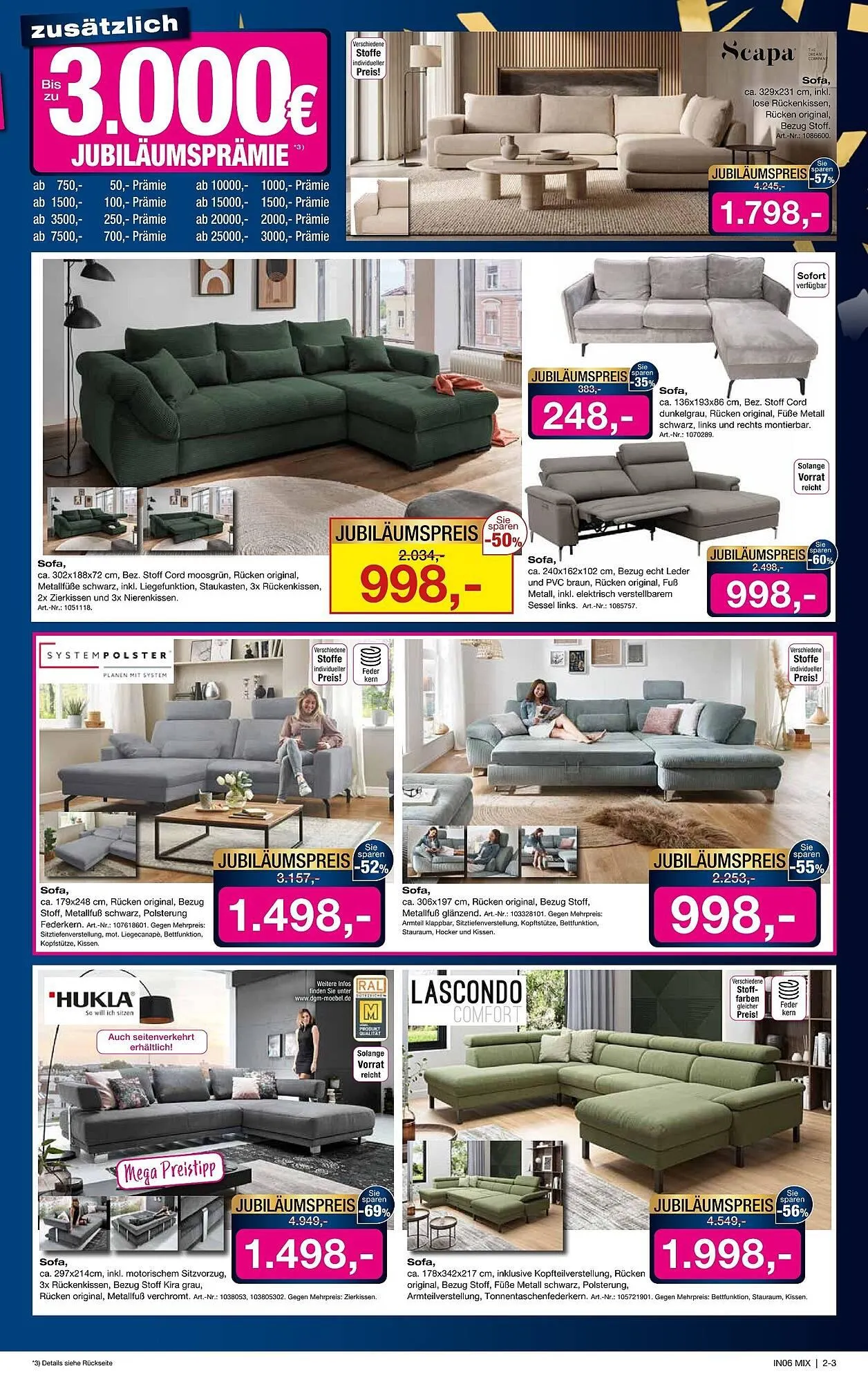 Möbel Inhofer Prospekt von 25. Februar bis 14. März 2026 - Prospekt seite 3