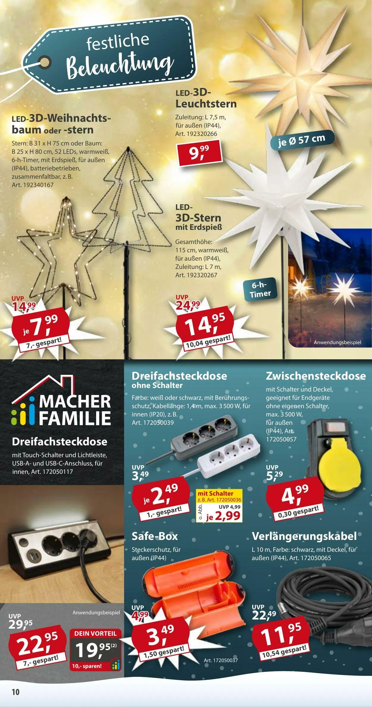 Sonderpreis Baumarkt Aktueller Prospekt von 25. Oktober bis 8. November 2025 - Prospekt seite 10