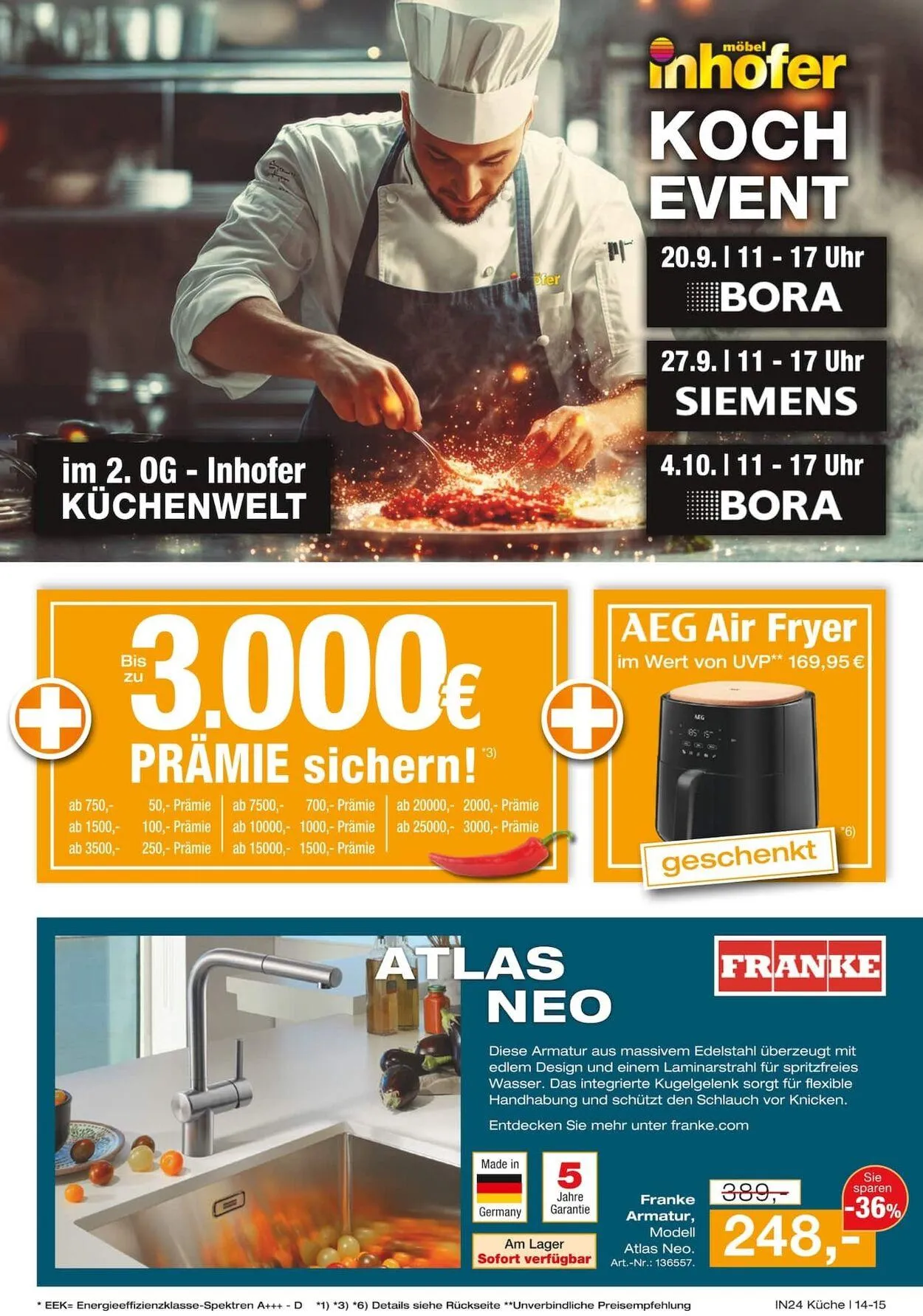 Möbel Inhofer Aktueller Prospekt von 1. Dezember bis 15. Dezember 2025 - Prospekt seite 15