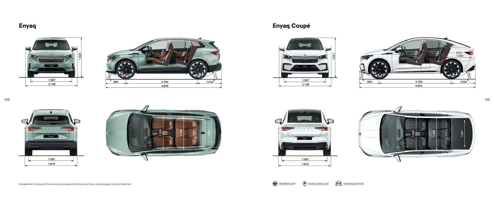 Škoda Enyaq und Enyaq Coupé Broschüre von 22. Januar bis 22. Januar 2025 - Prospekt seite 55