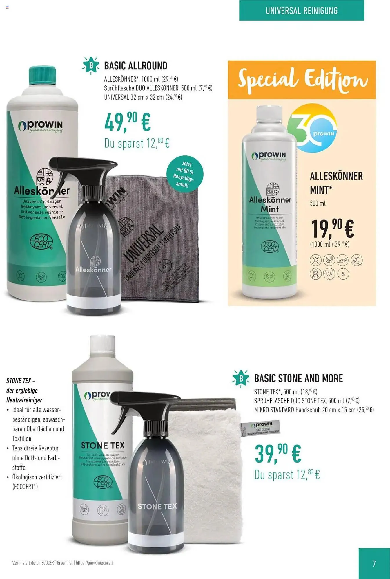 Prowin Prospekt von 1. Juli bis 31. Dezember 2025 - Prospekt seite 7