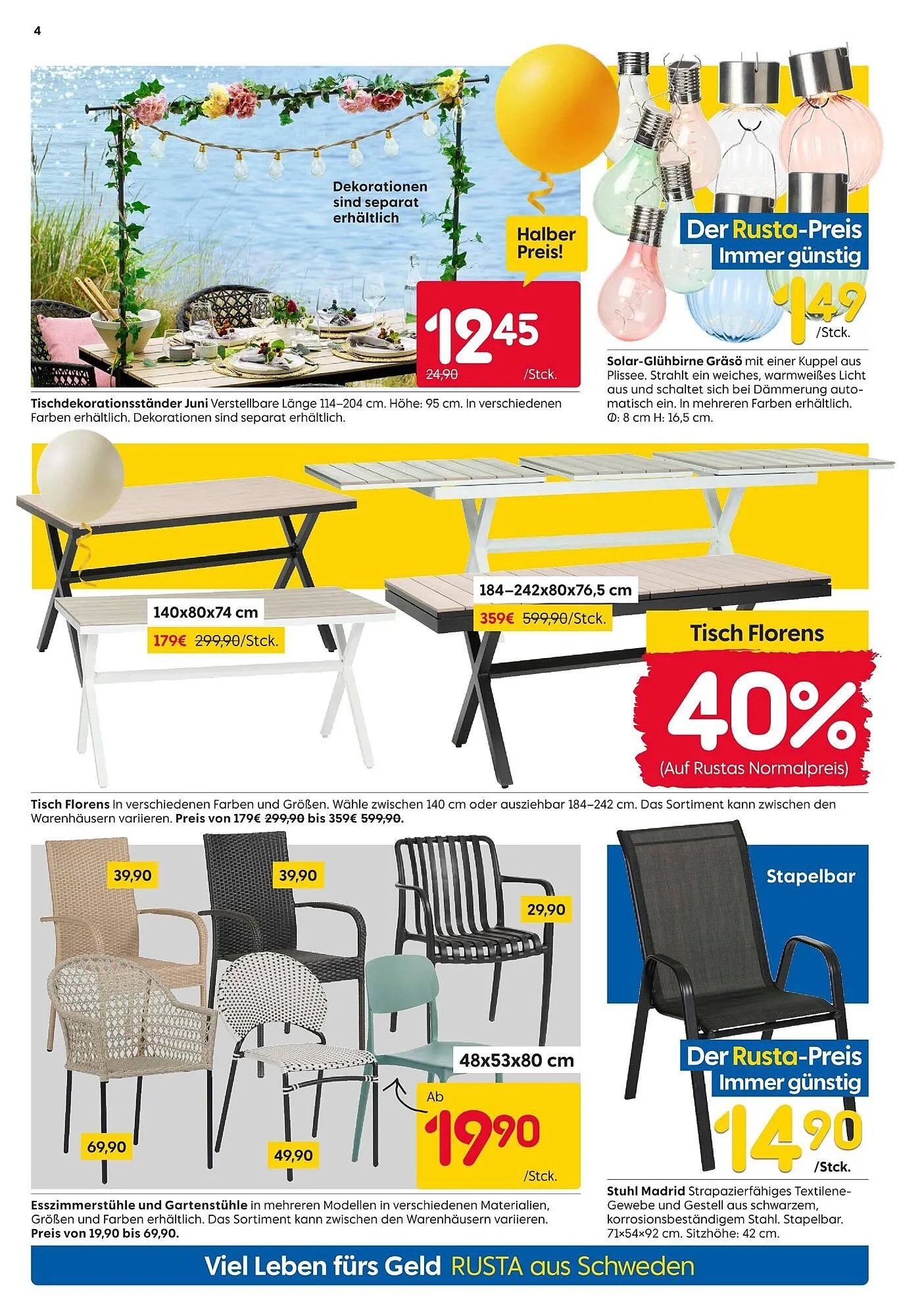 Rusta Prospekt von 25. April bis 1. Mai 2026 - Prospekt seite 4