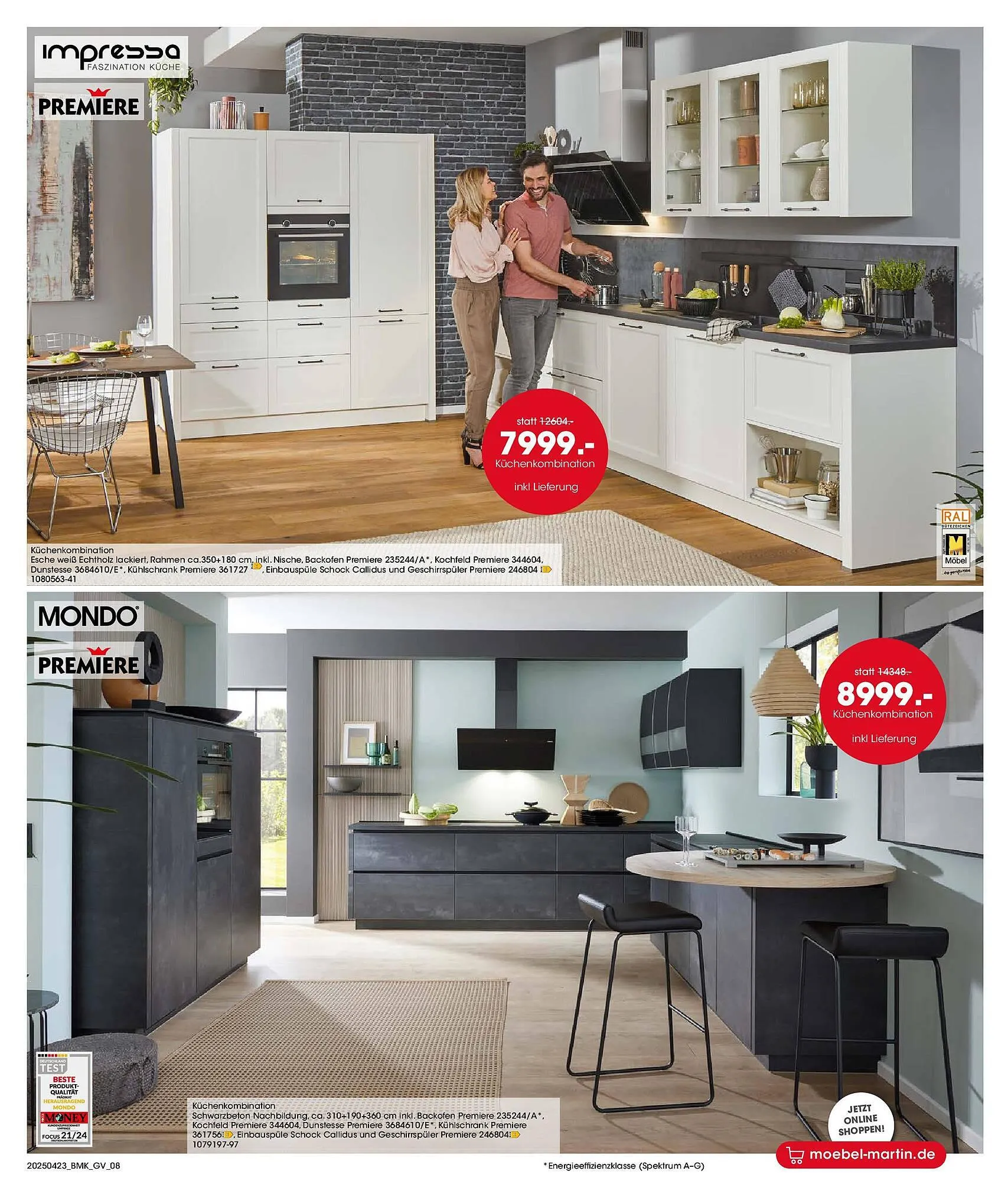 Möbel Martin Prospekt von 22. April bis 13. Mai 2025 - Prospekt seite 8