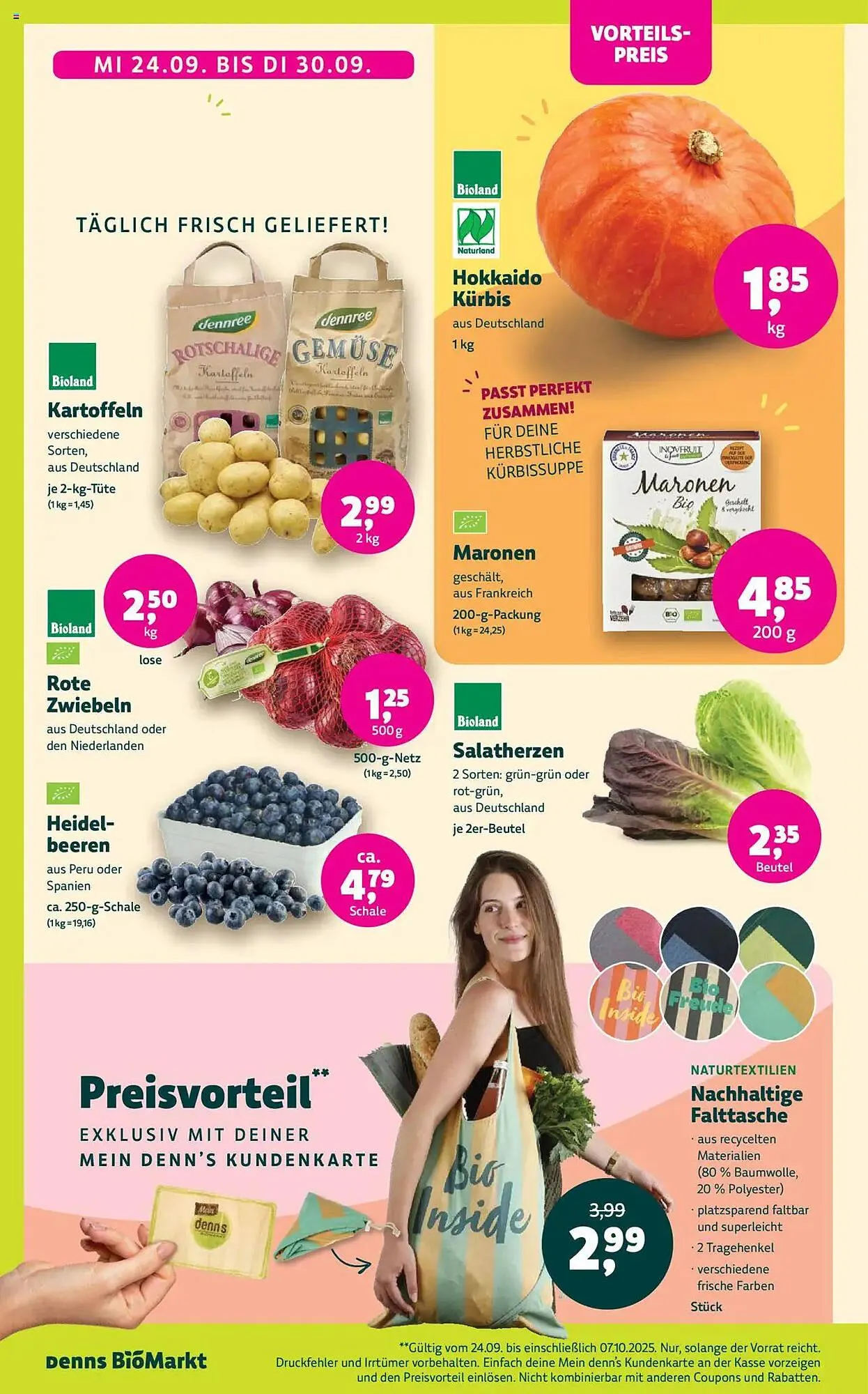 Biomarkt Prospekt von 24. September bis 7. Oktober 2025 - Prospekt seite 2