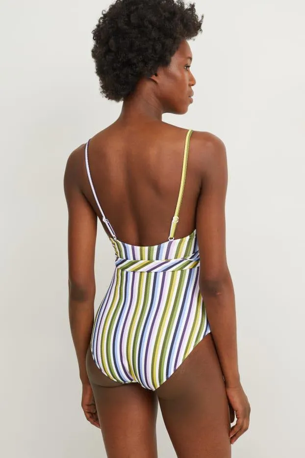 Swimsuit - padded - LYCRA® XTRA LIFE™ - striped