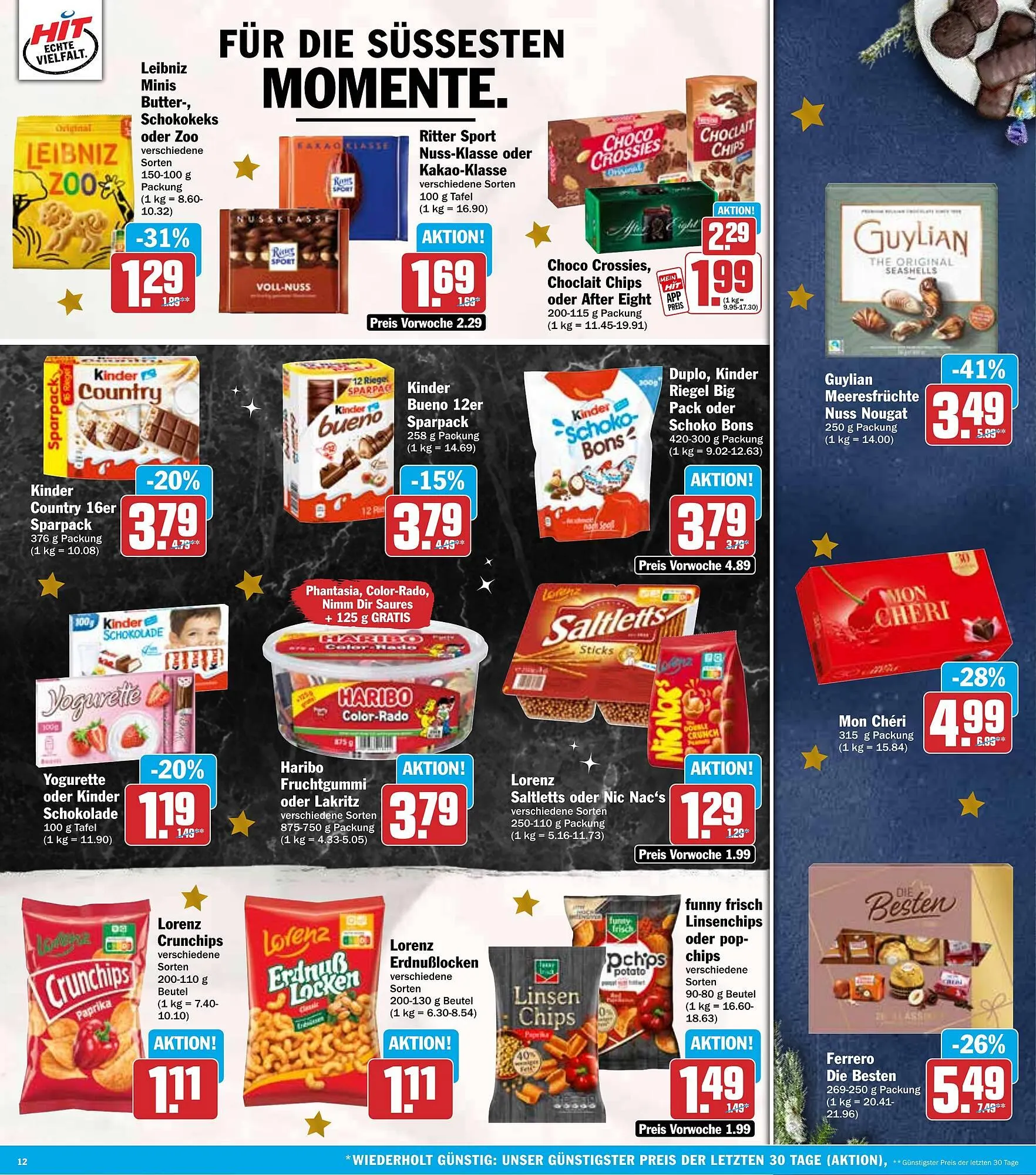 HIT Prospekt von 1. Dezember bis 6. Dezember 2025 - Prospekt seite 12