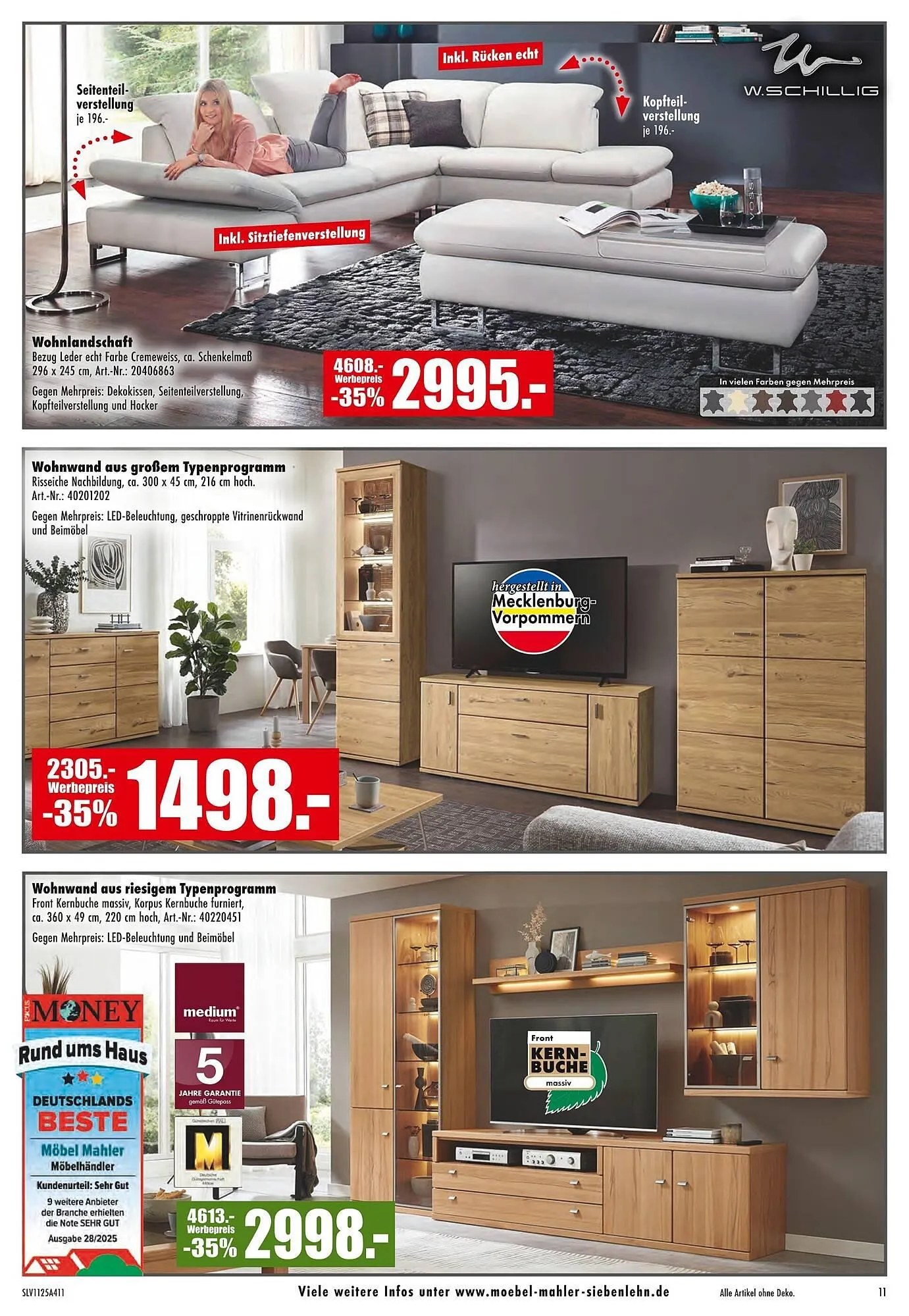 Möbel Mahler Katalog von 26. November bis 30. Dezember 2025 - Prospekt seite 11
