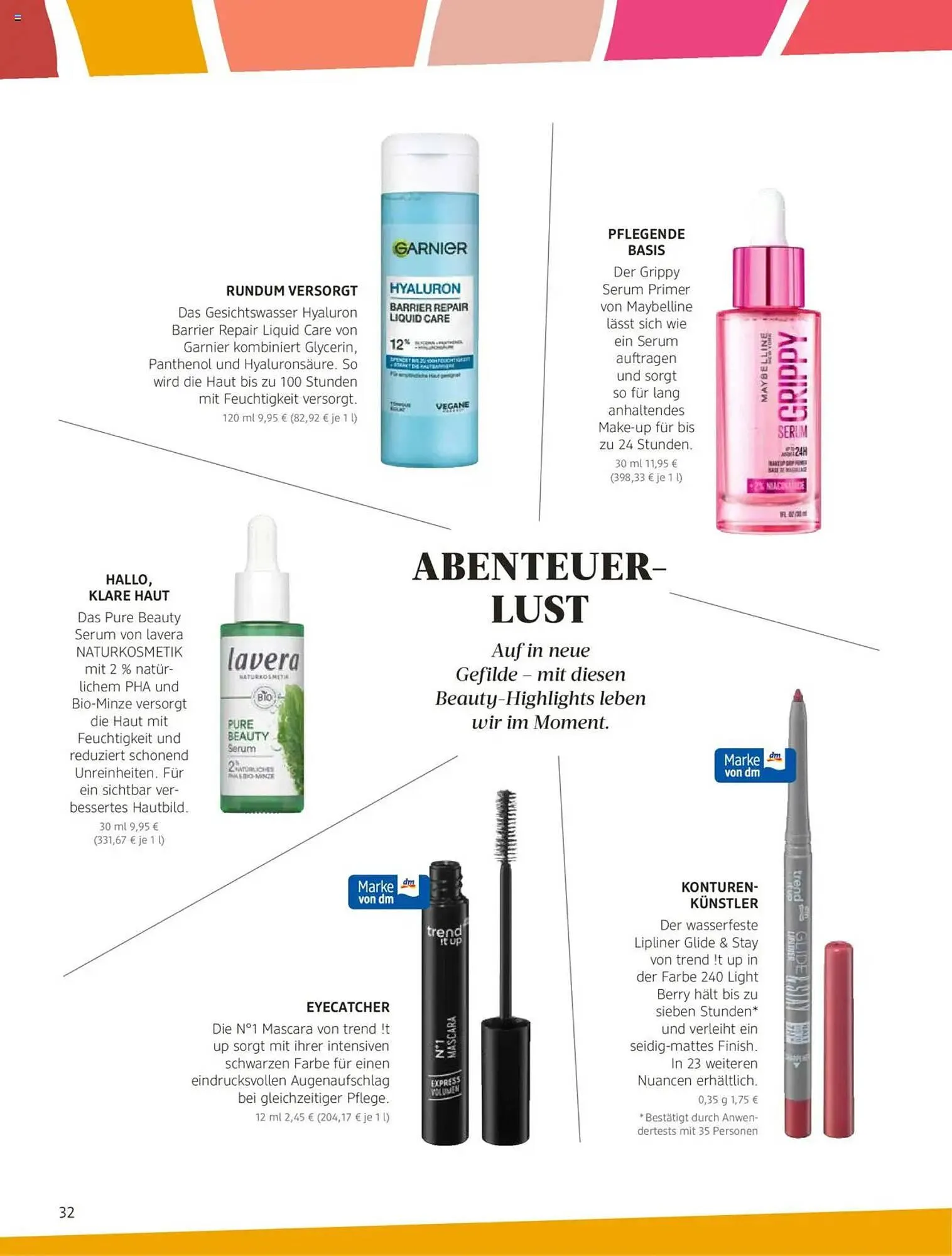 dm drogerie Prospekt von 1. August bis 31. August 2025 - Prospekt seite 32