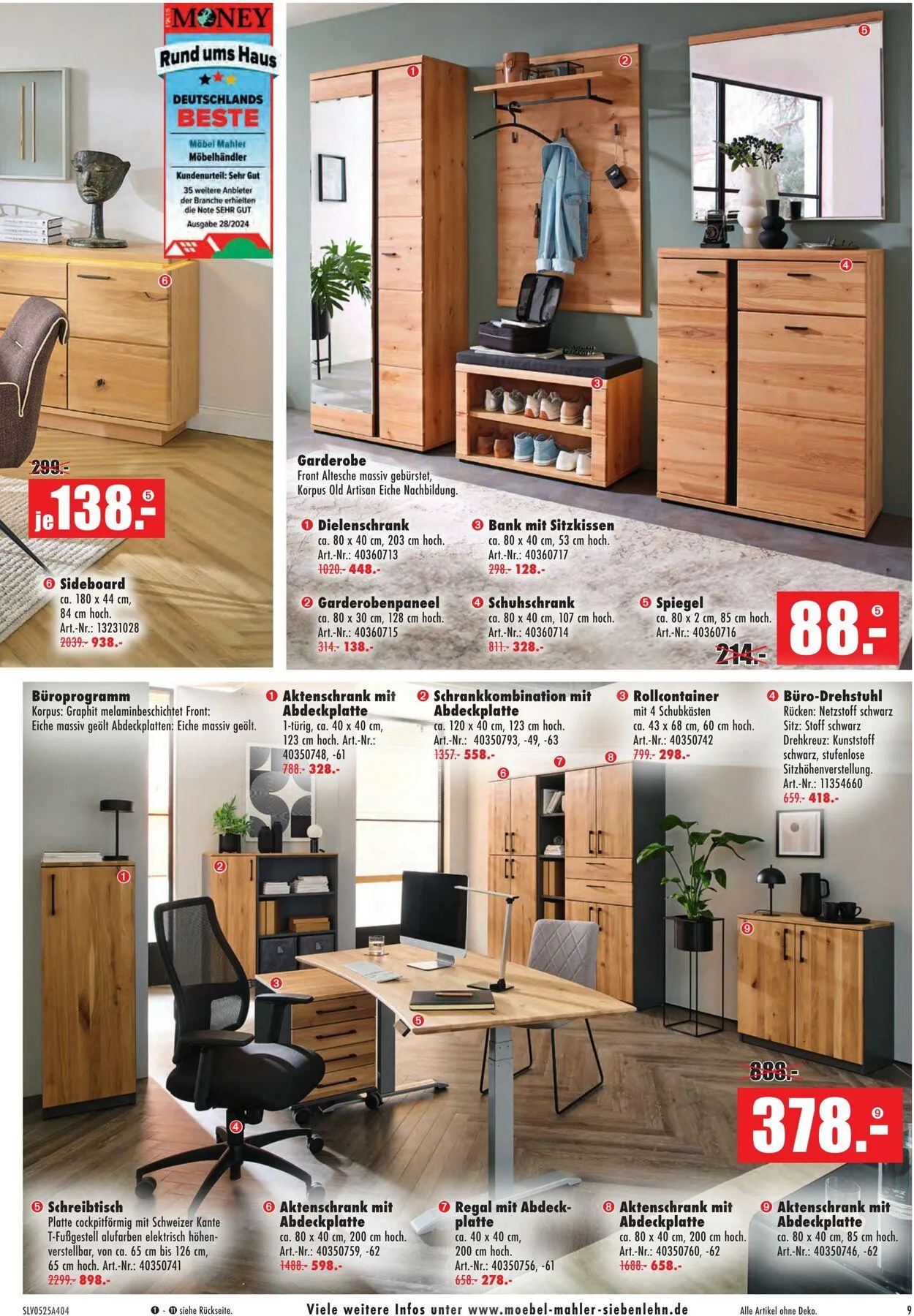 Möbel Mahler Aktueller Prospekt von 19. Mai bis 2. Juni 2025 - Prospekt seite 9