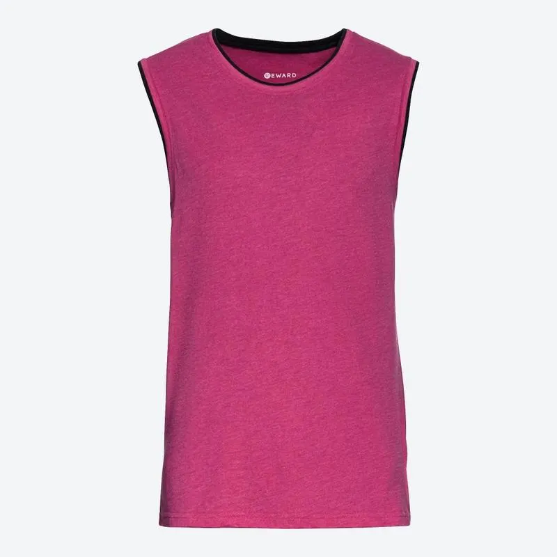 Herren-Muskelshirt in Layer-Optik