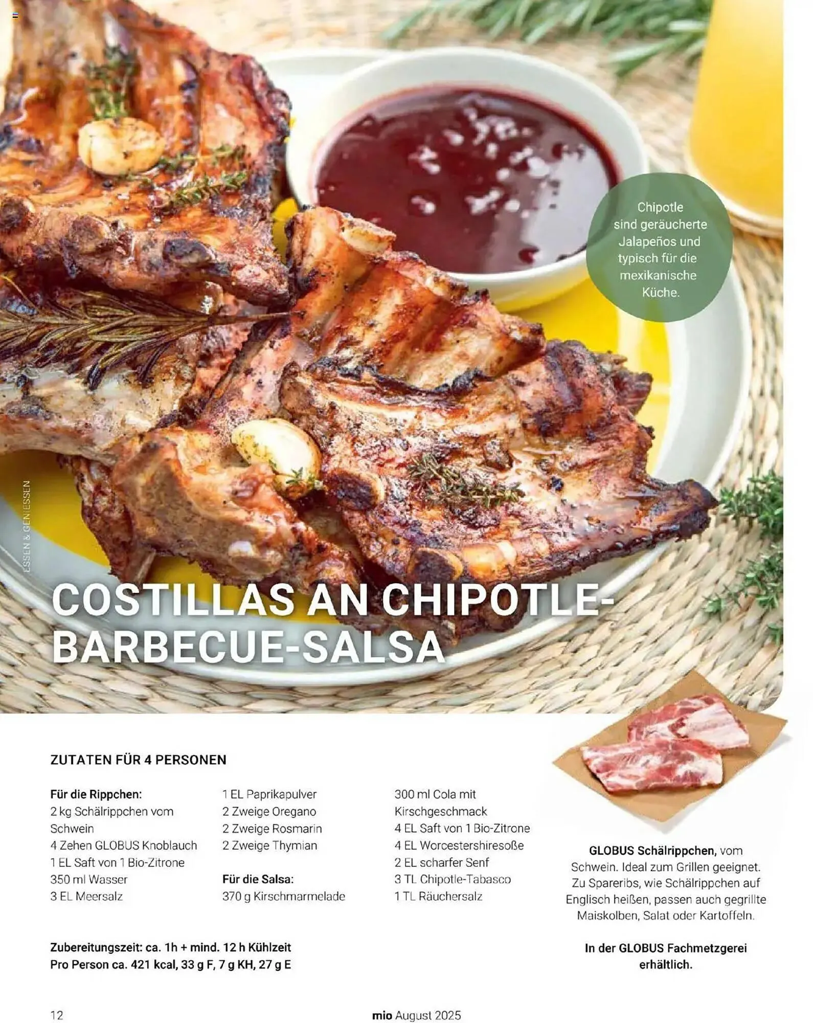 Globus Prospekt von 1. August bis 31. August 2025 - Prospekt seite 12