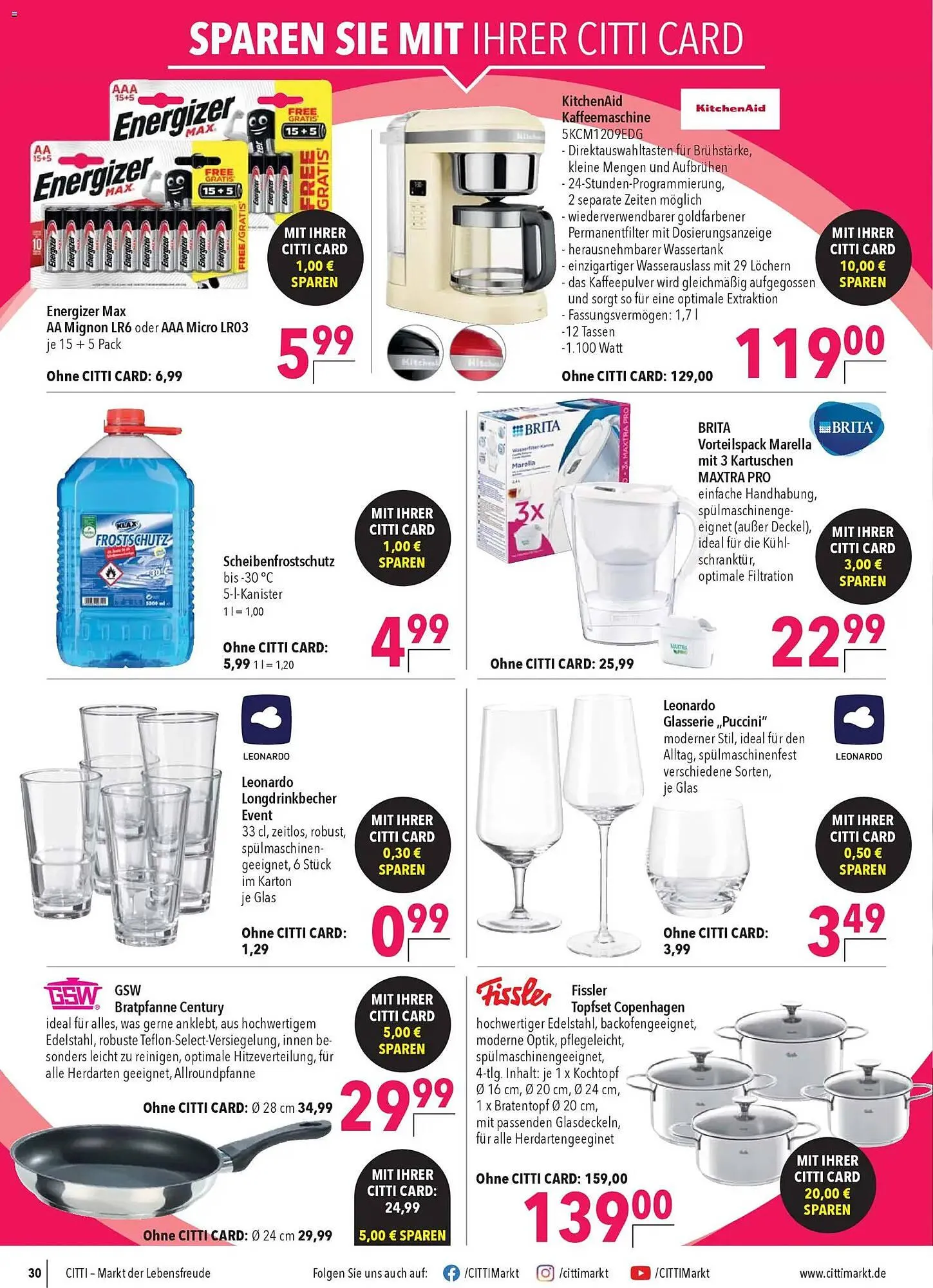 CITTI Markt Prospekt von 28. Januar bis 10. Februar 2026 - Prospekt seite 30