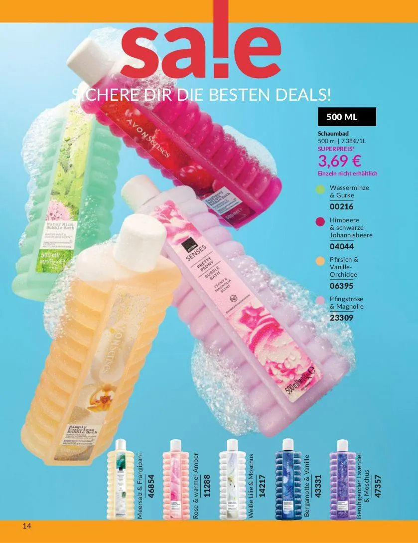 Avon Aktueller Prospekt von 9. Juli bis 23. Juli 2025 - Prospekt seite 14