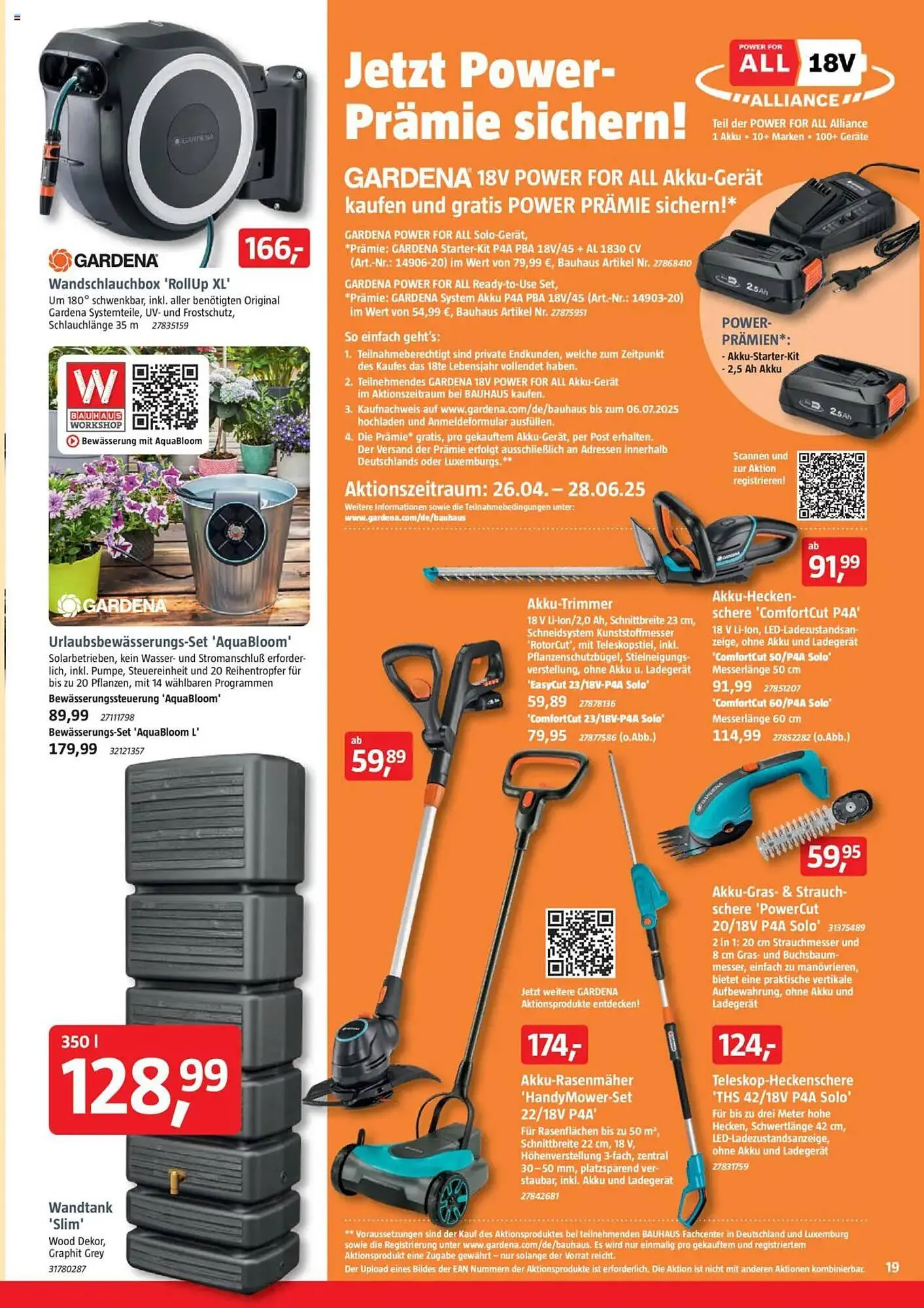 Bauhaus Prospekt von 31. Mai bis 28. Juni 2025 - Prospekt seite 19