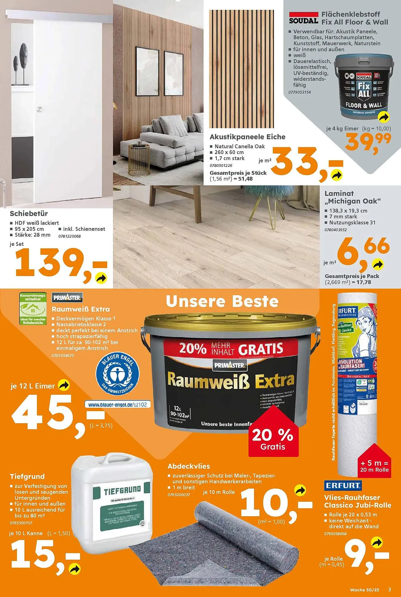 Globus Baumarkt Prospekt von 7. Dezember bis 13. Dezember 2025 - Prospekt seite 3