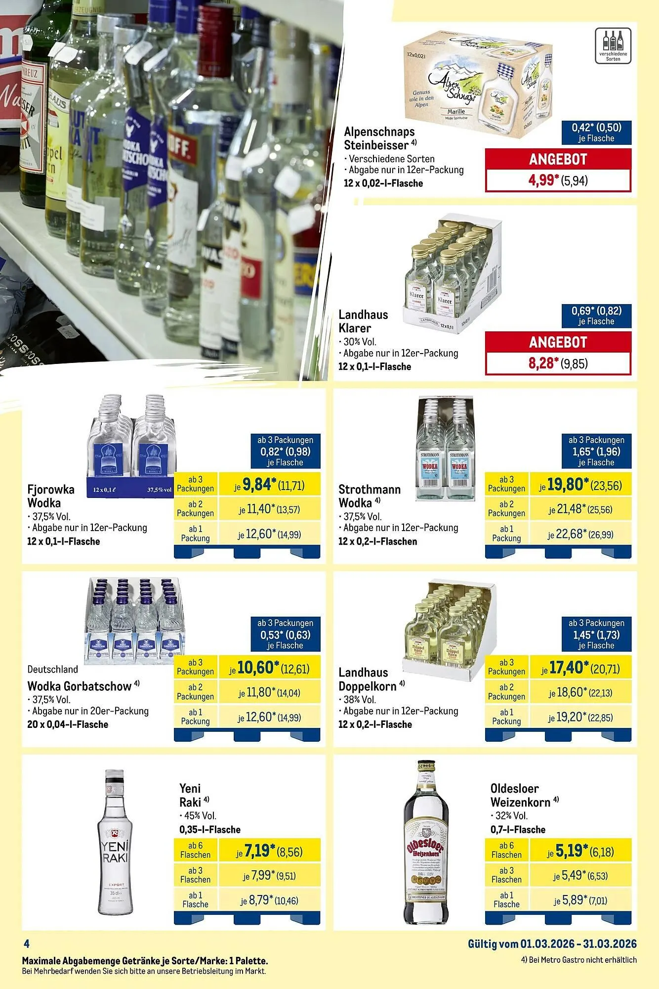 METRO Prospekt von 1. März bis 31. März 2026 - Prospekt seite 4