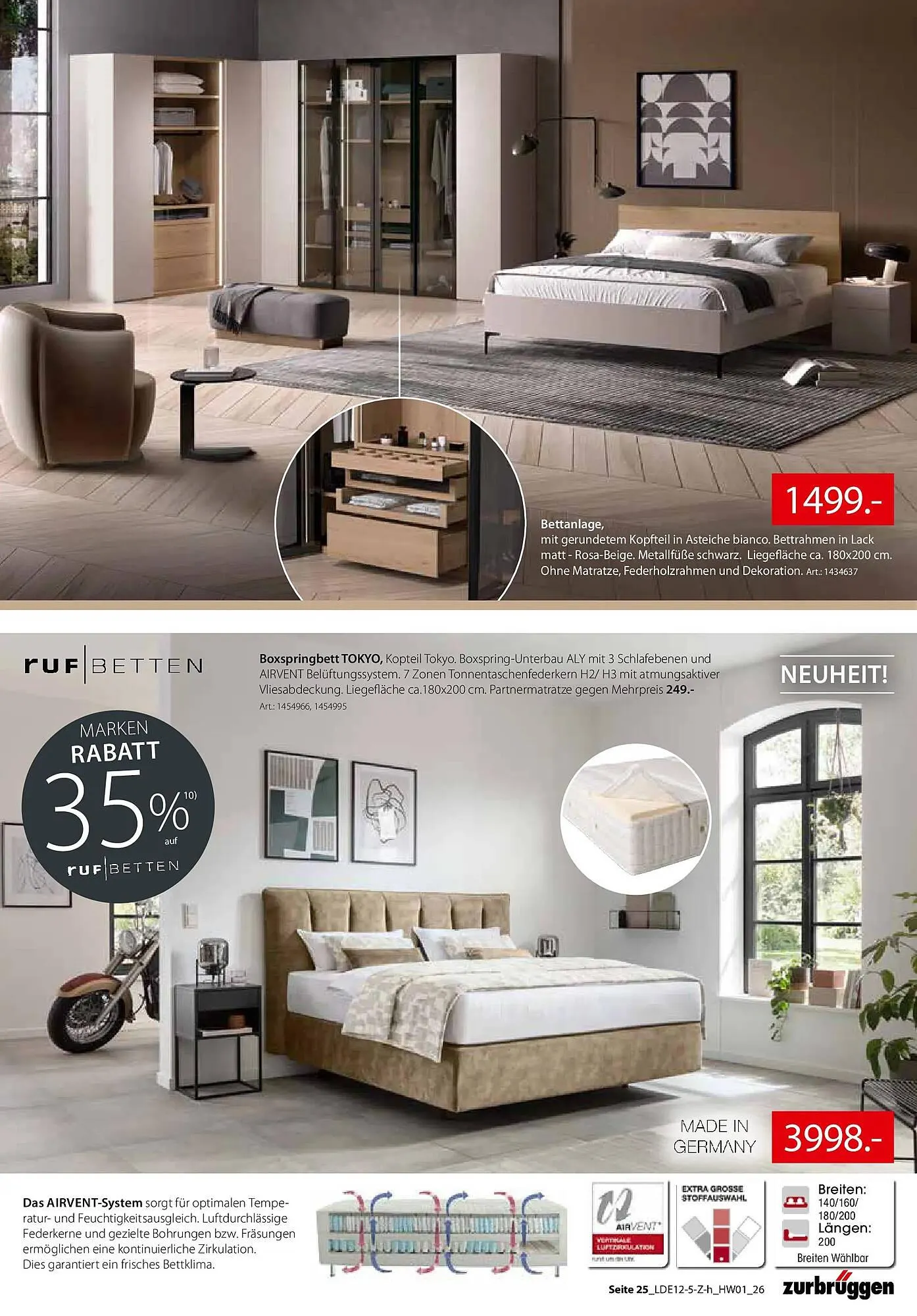 Zurbrüggen Prospekt von 28. Dezember bis 18. Januar 2026 - Prospekt seite 37