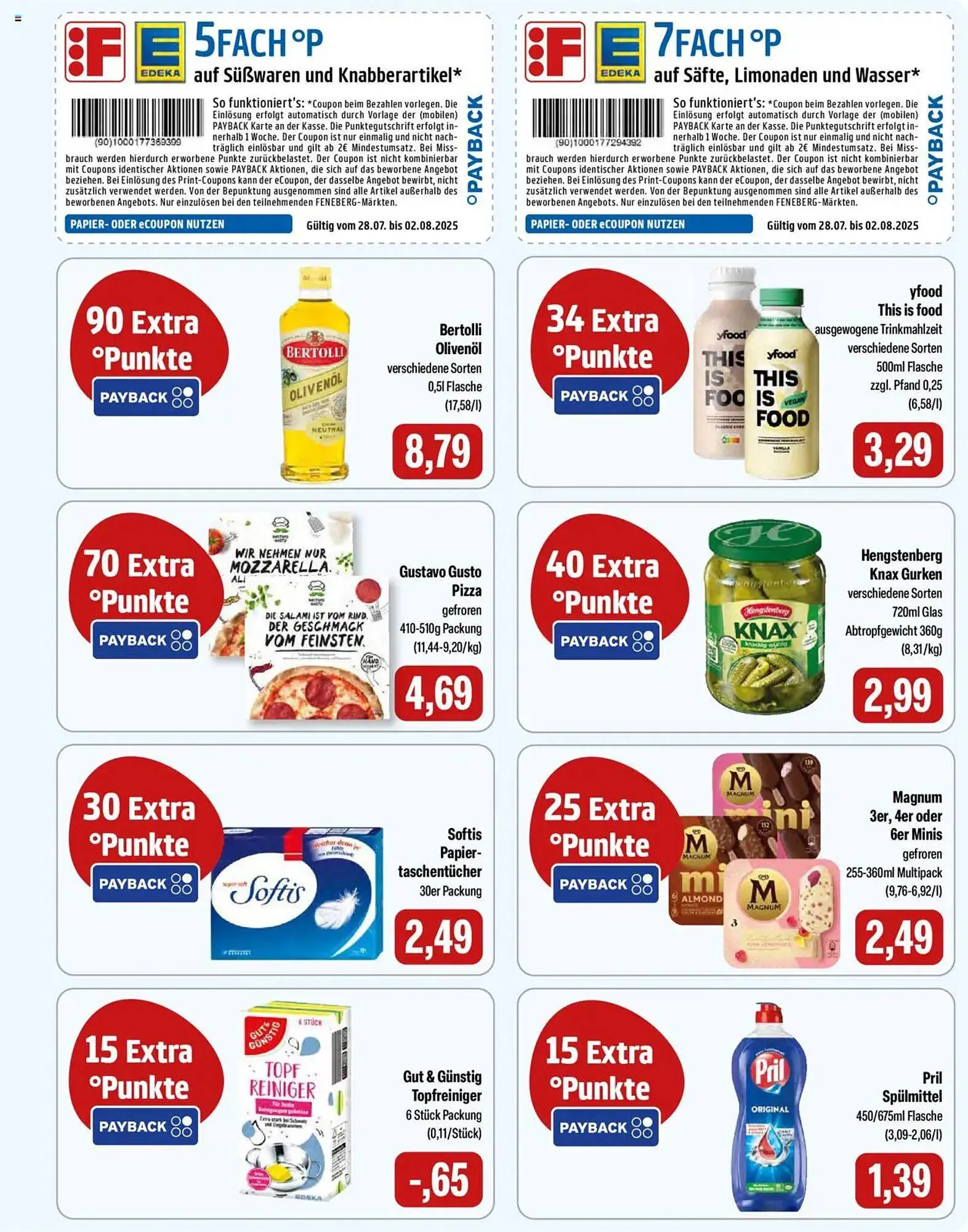 Feneberg Prospekt von 31. Juli bis 2. August 2025 - Prospekt seite 9