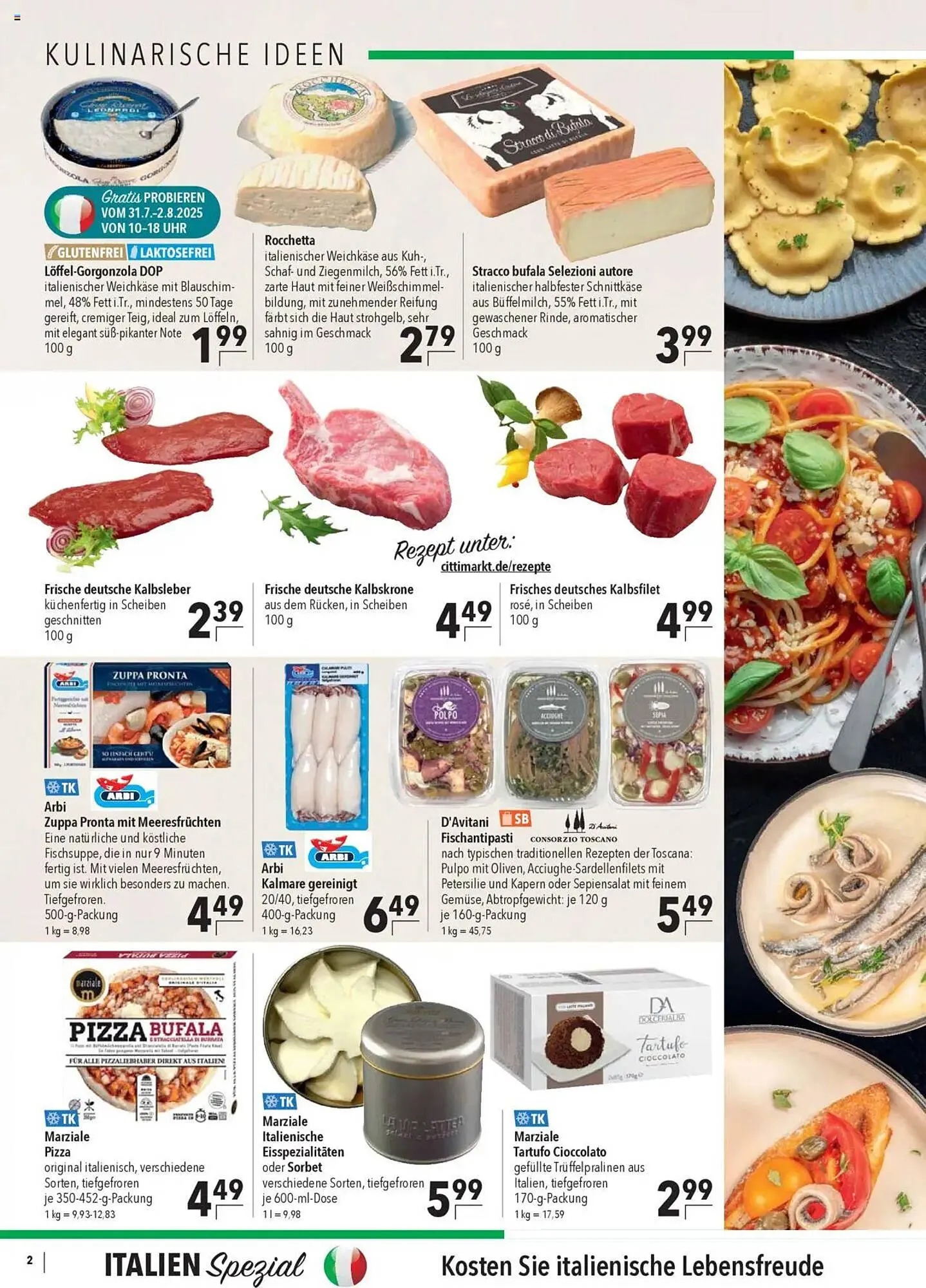 CITTI Markt Prospekt von 30. Juli bis 5. August 2025 - Prospekt seite 2