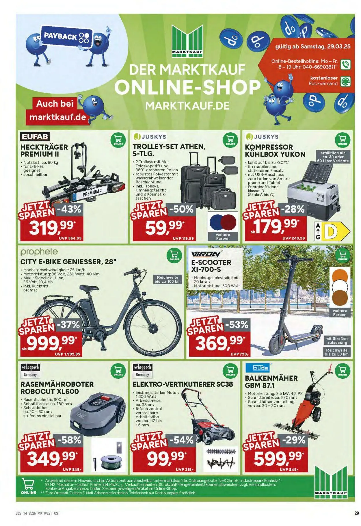 Marktkauf - Nürnberg-Thon Aktueller Prospekt von 31. März bis 5. April 2025 - Prospekt seite 29