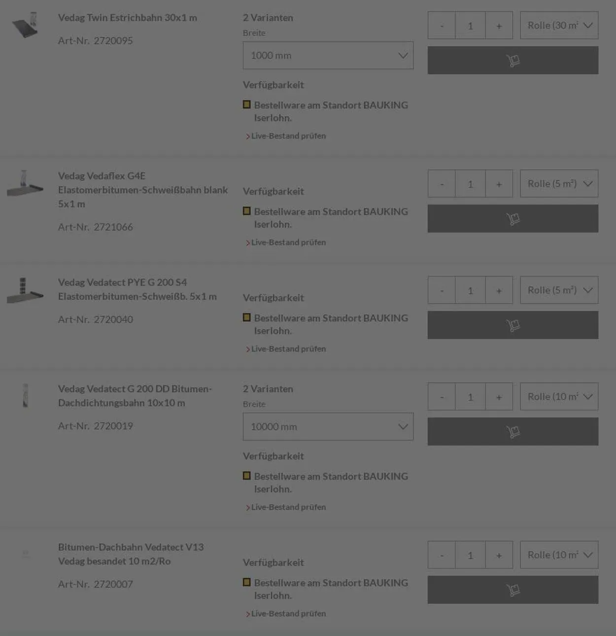 Bauking von 21. Juli bis 30. Juli 2025 - Prospekt seite 17