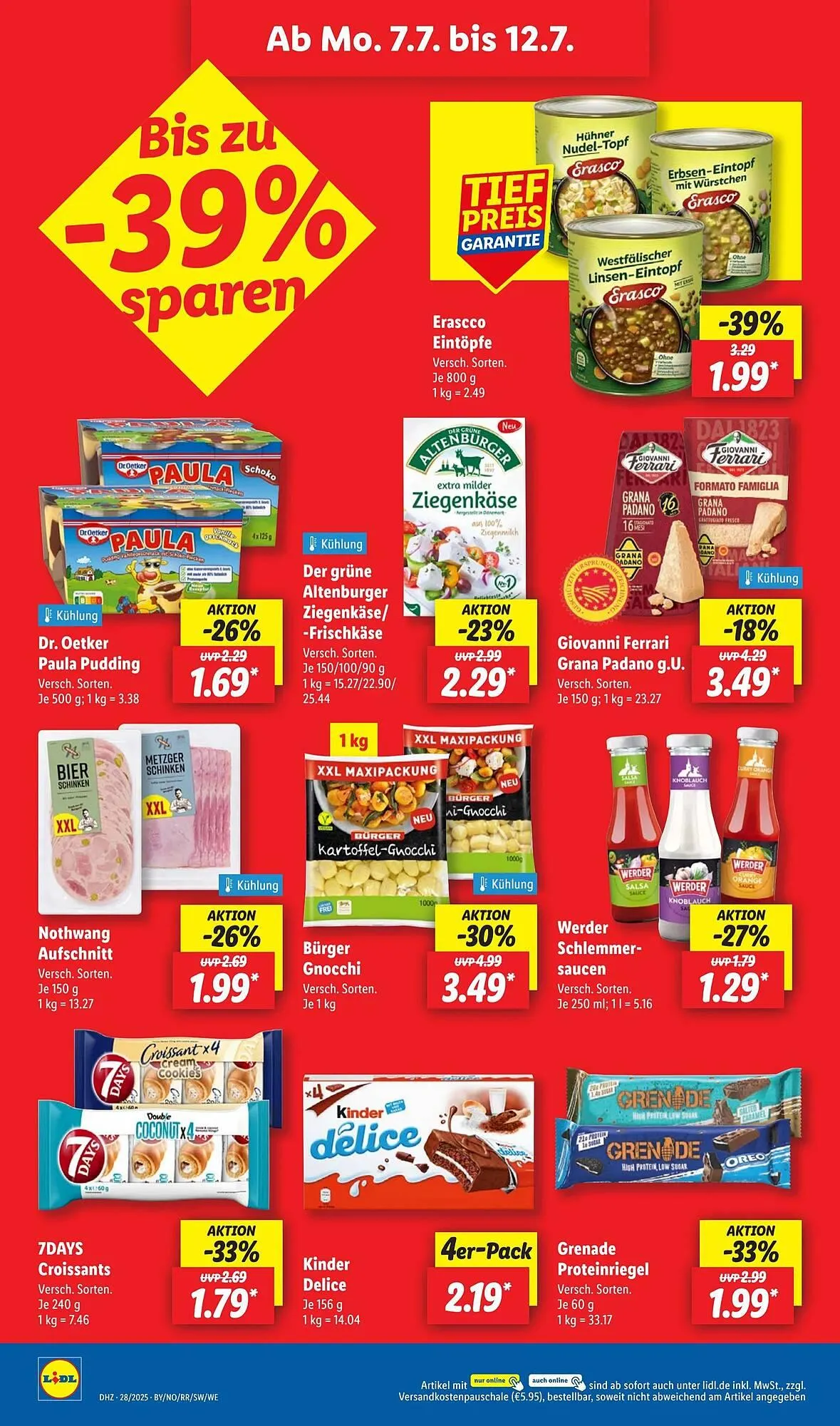Lidl Prospekt von 7. Juli bis 12. Juli 2025 - Prospekt seite 14