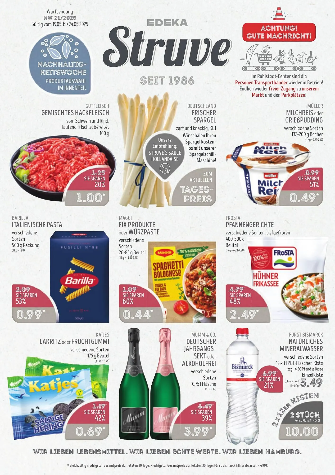 Edeka Struve Prospekt von 18. Mai bis 24. Mai 2025 - Prospekt seite 1