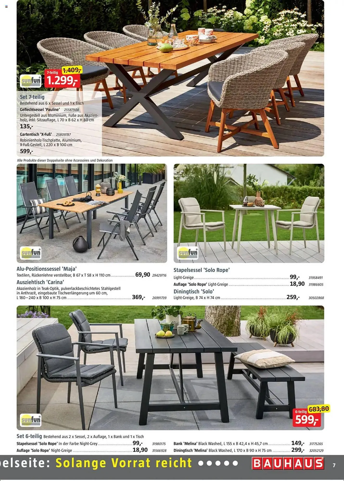 Bauhaus Prospekt von 31. Mai bis 28. Juni 2025 - Prospekt seite 7