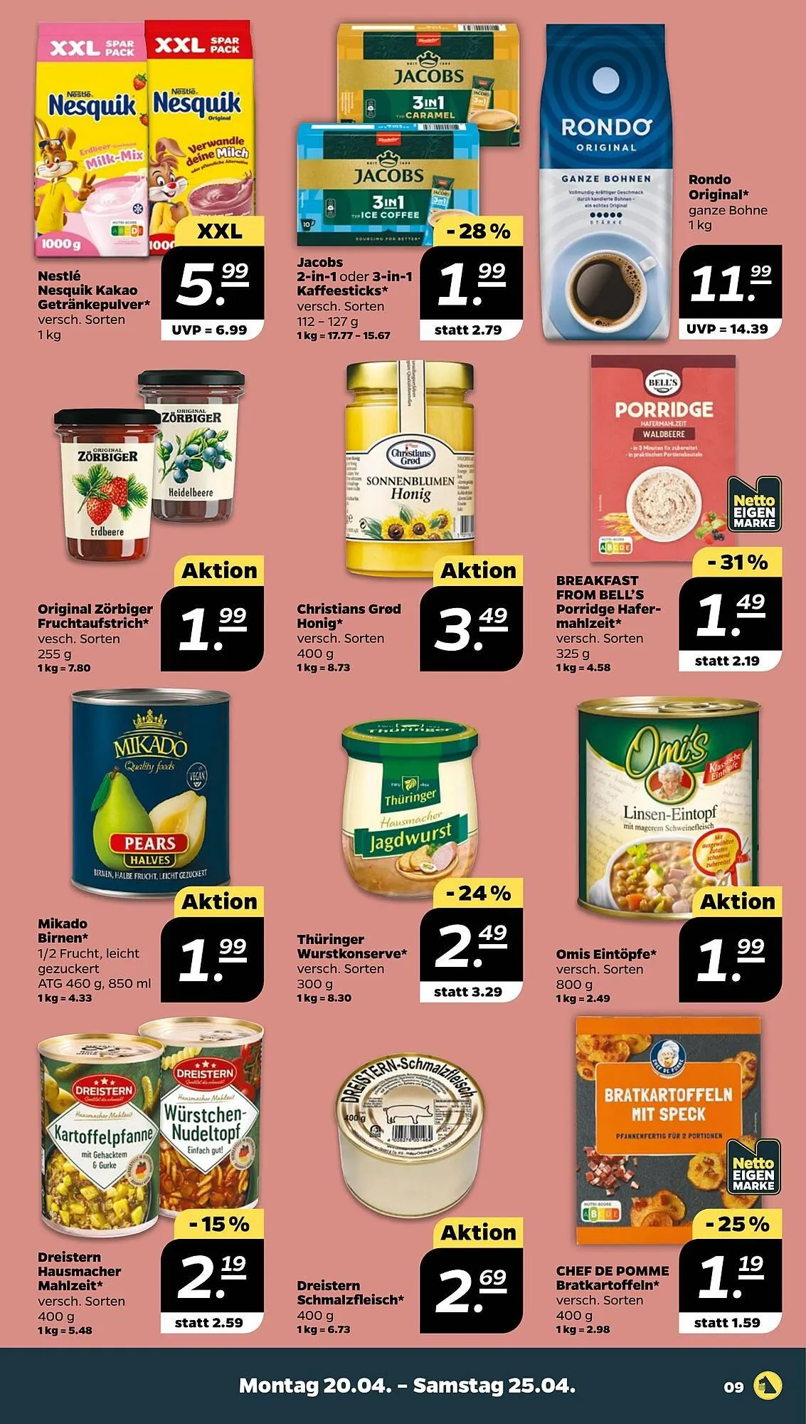 NETTO Prospekt von 20. April bis 25. April 2026 - Prospekt seite 9