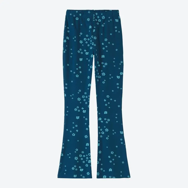 Kinder-Mädchen-Leggings mit Blumenmuster