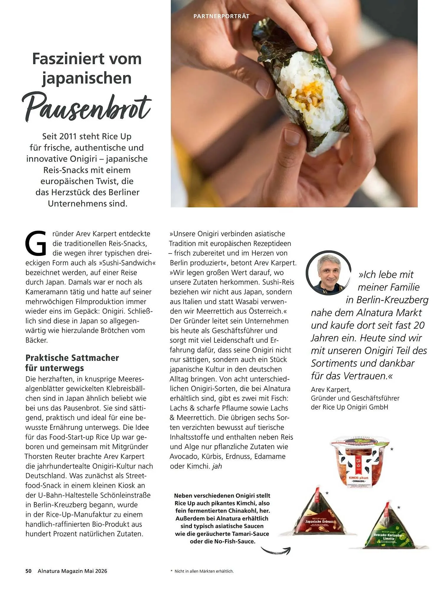 Alnatura Magazin von 1. Mai bis 1. Juni 2026 - Prospekt seite 54