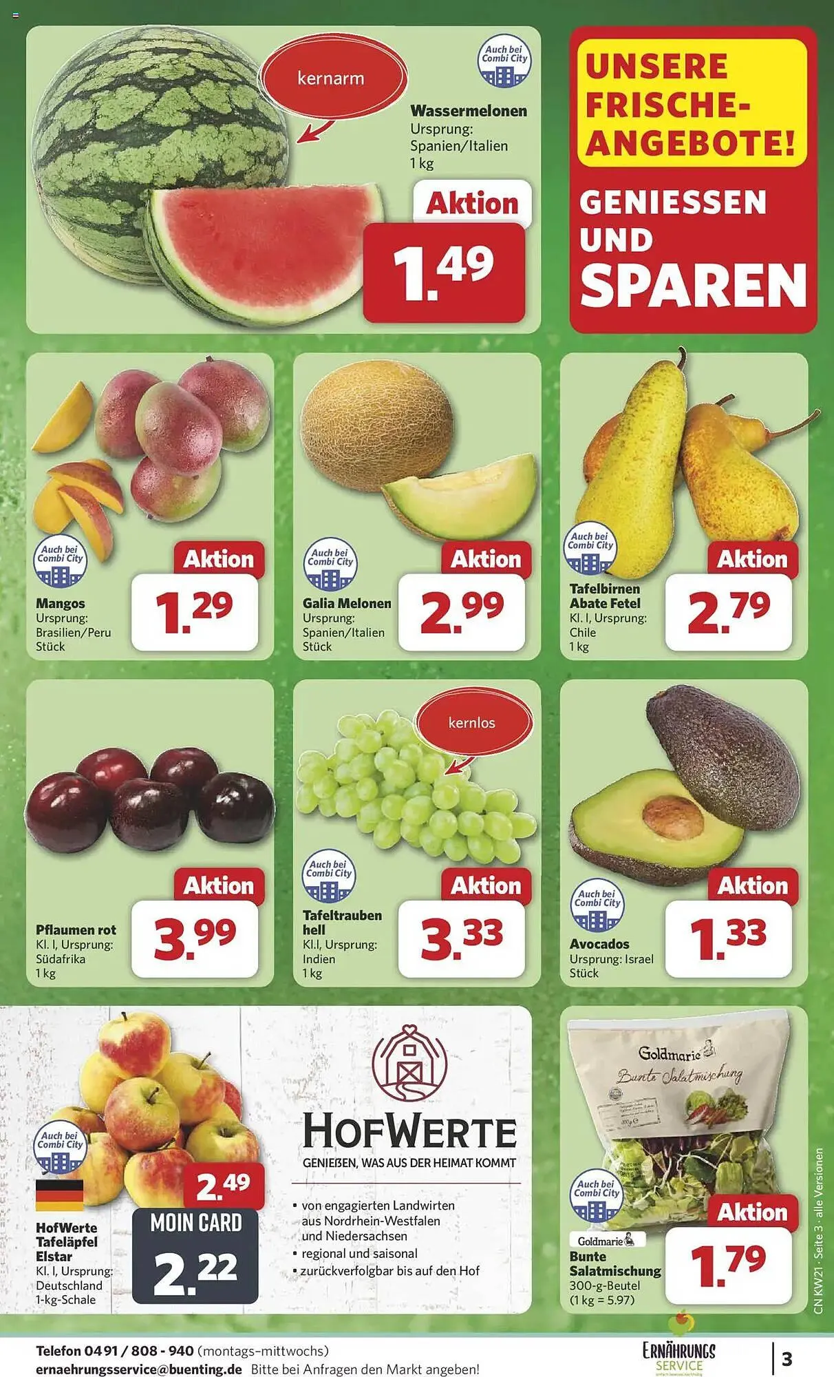 Combi Prospekt von 19. Mai bis 24. Mai 2025 - Prospekt seite 3