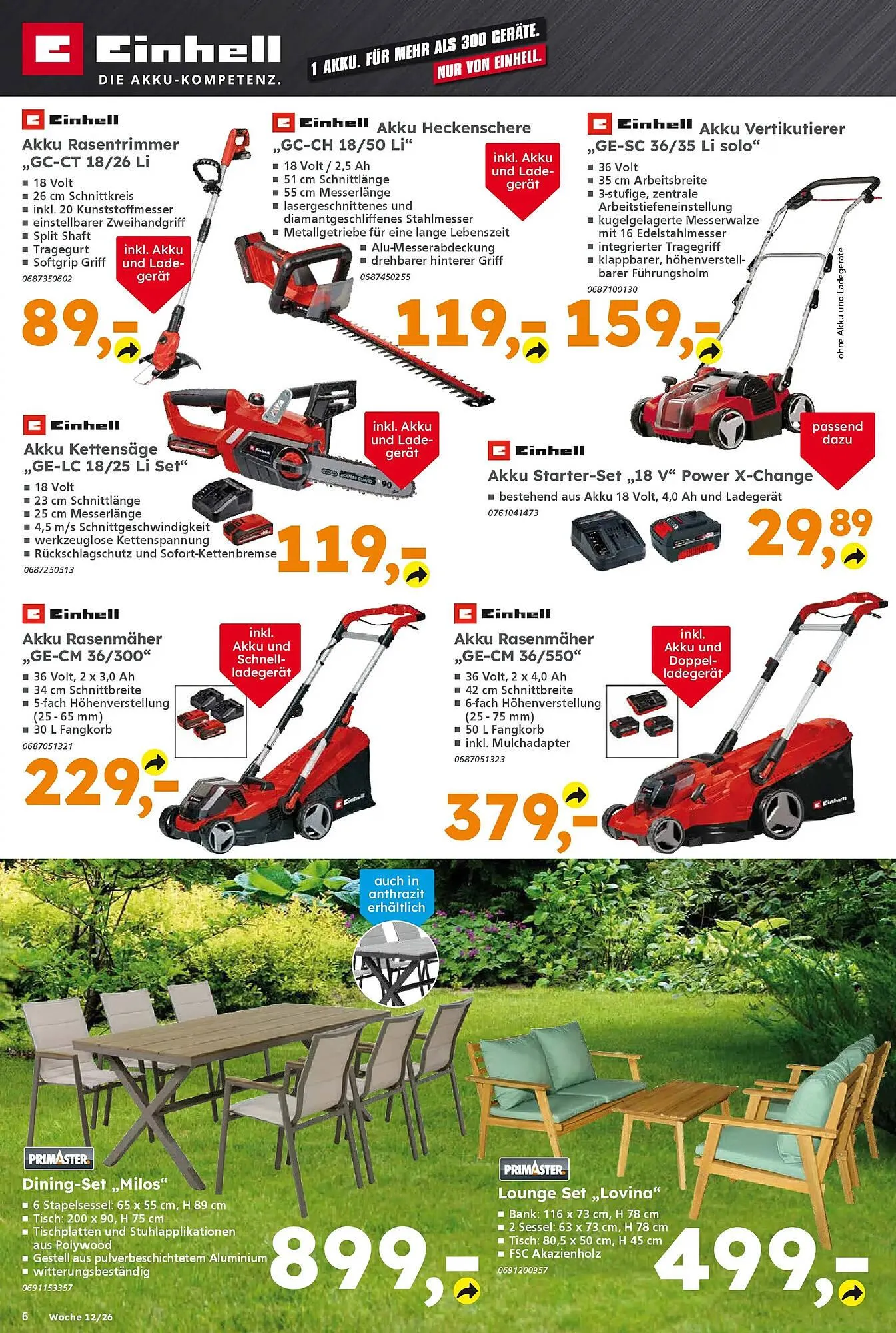Globus Baumarkt Prospekt von 15. März bis 21. März 2026 - Prospekt seite 6