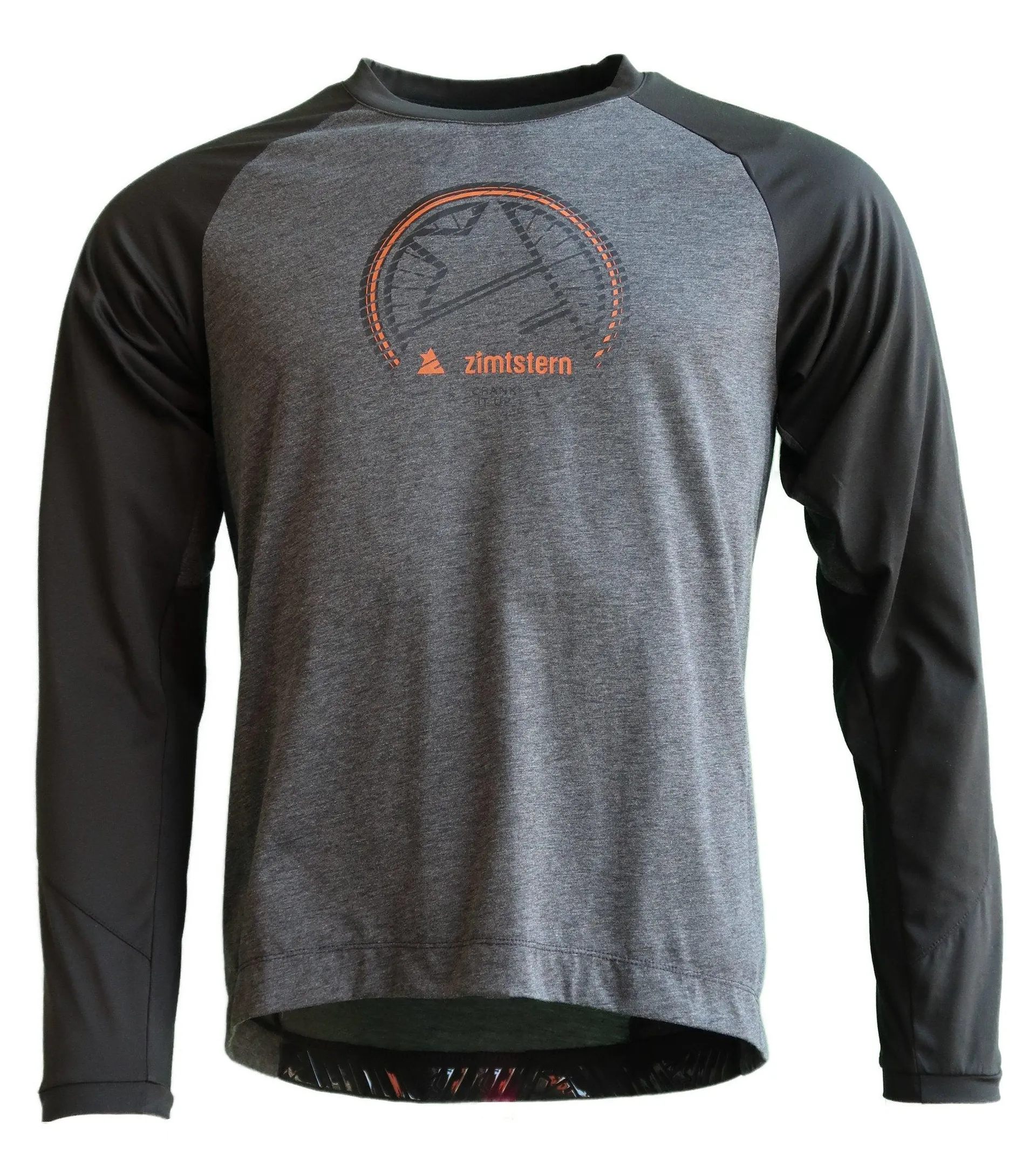 Zimtstern PureFlowz Shirt LS Men Pirate Black Melange / Pirate Black