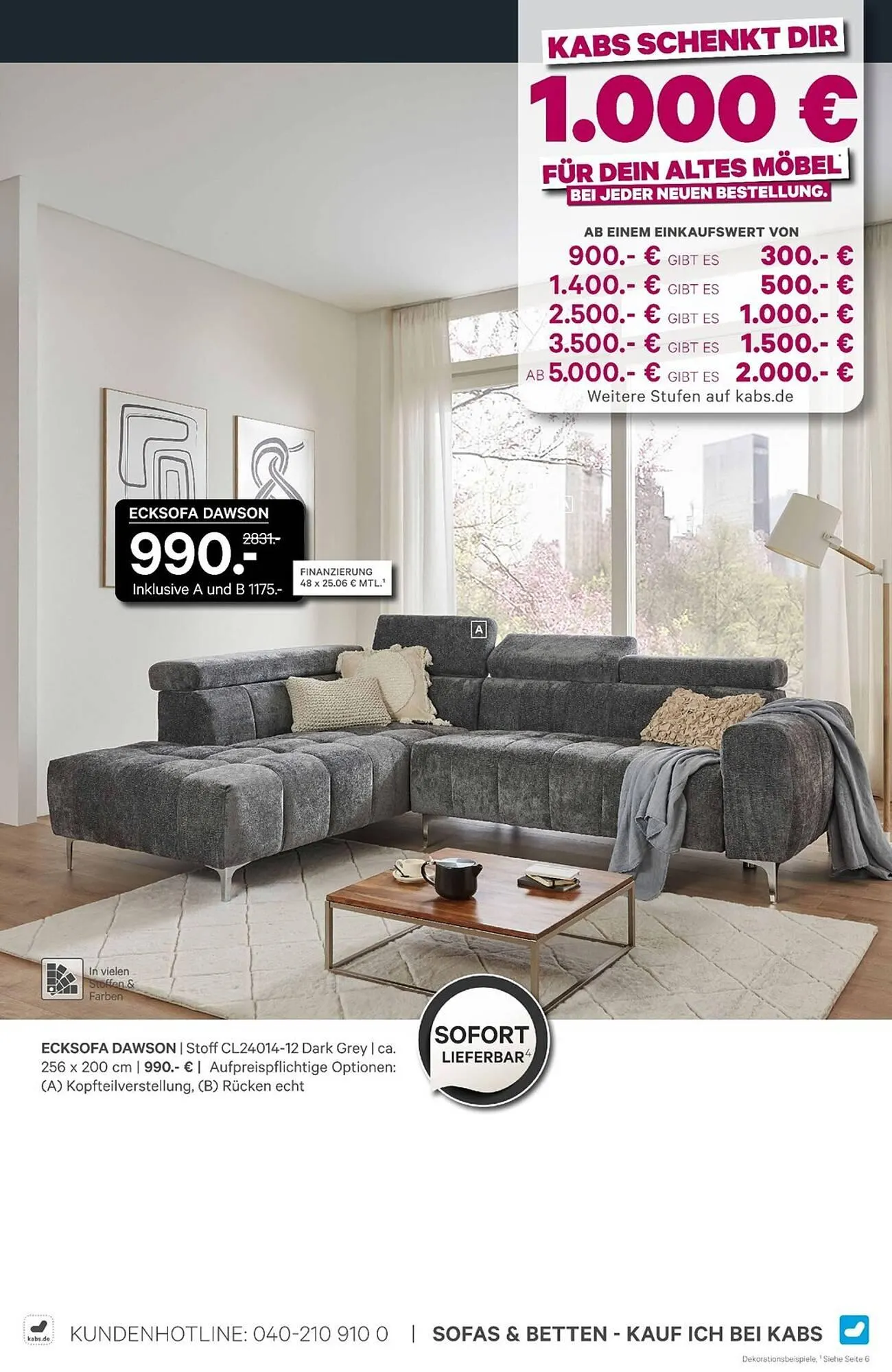 Kabs Polsterwelt Prospekt von 30. Januar bis 5. Februar 2026 - Prospekt seite 9