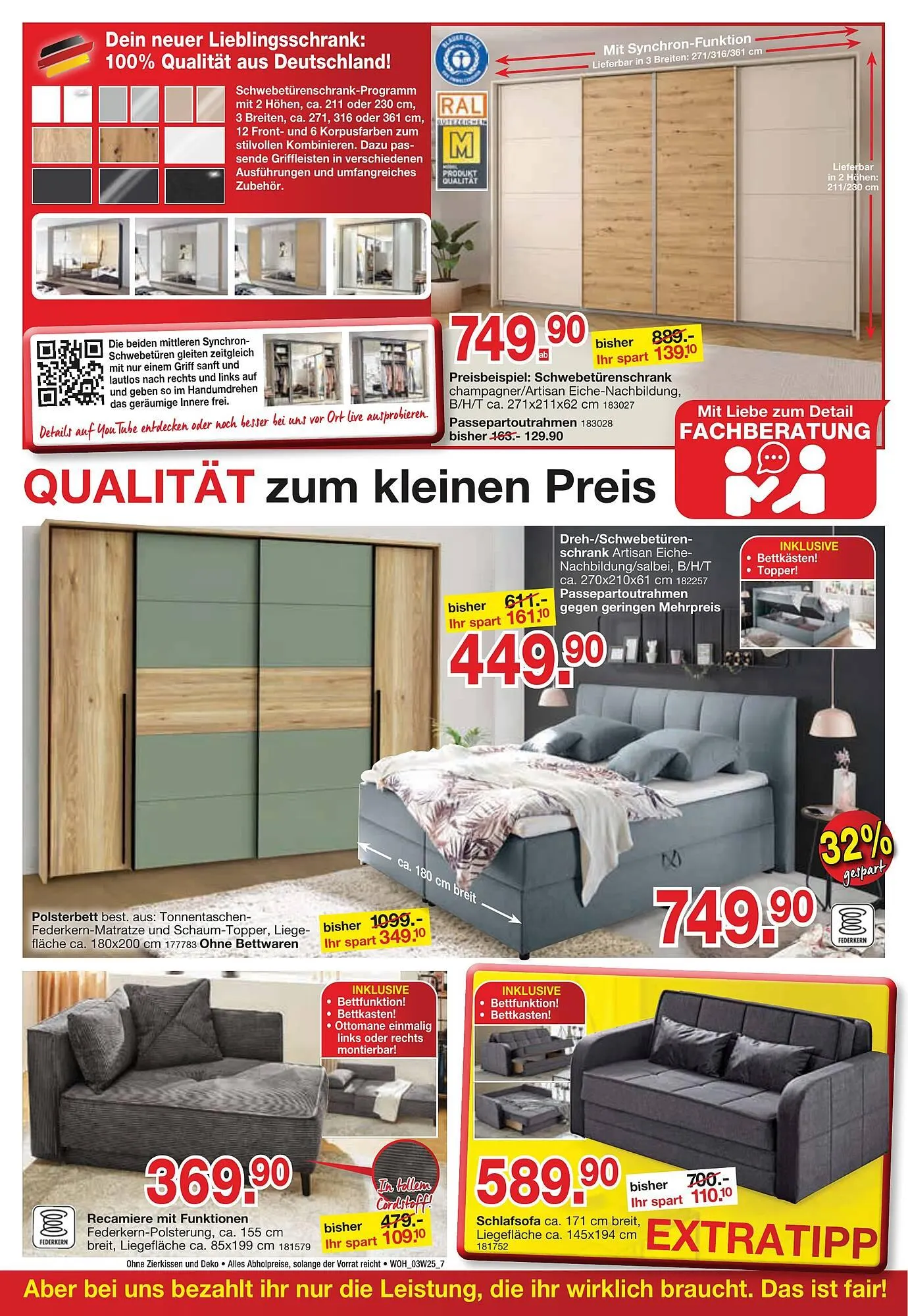 Wohnorama Prospekt von 26. März bis 28. März 2025 - Prospekt seite 7