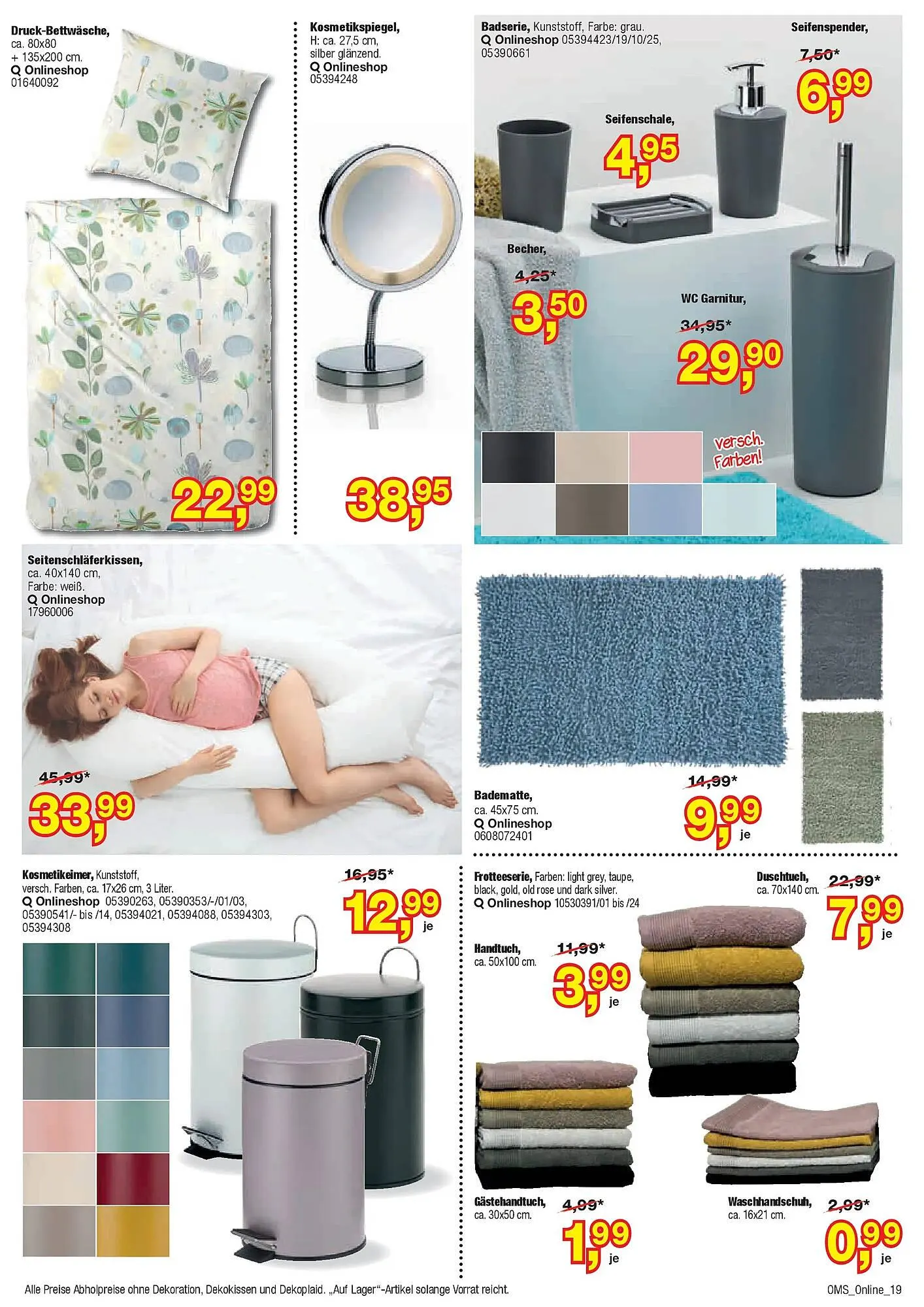 Opti Wohnwelt Prospekt von 21. März bis 1. April 2026 - Prospekt seite 19