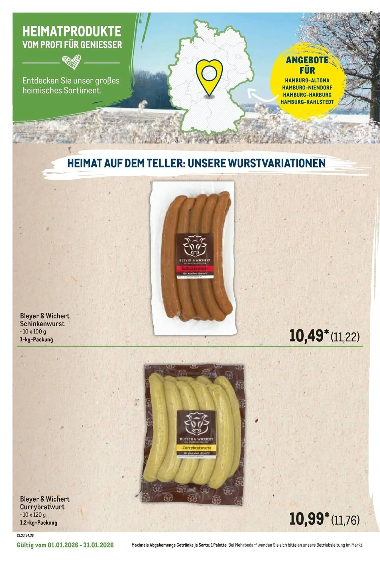 METRO Prospekt von 1. Januar bis 31. Januar 2026 - Prospekt seite 26